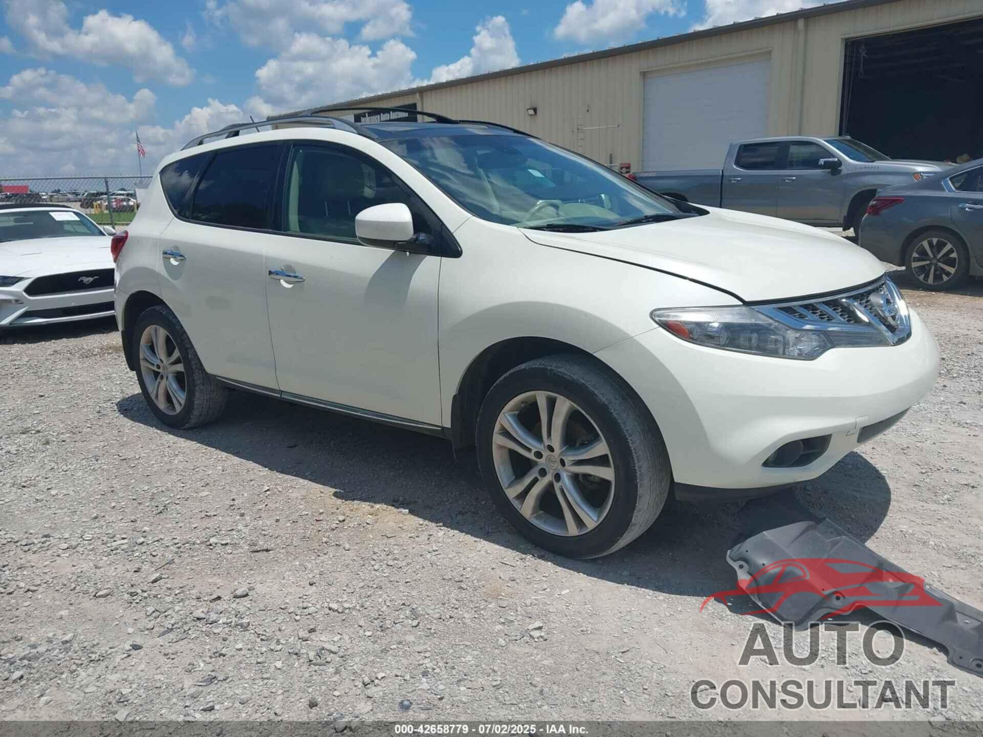 NISSAN MURANO 2011 - JN8AZ1MU8BW068239