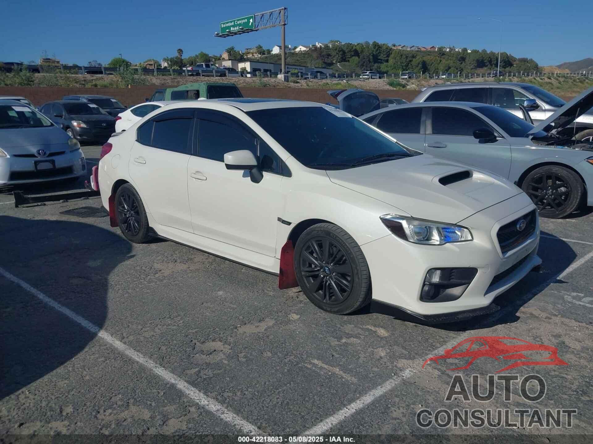 SUBARU WRX 2015 - JF1VA1F62F9823088