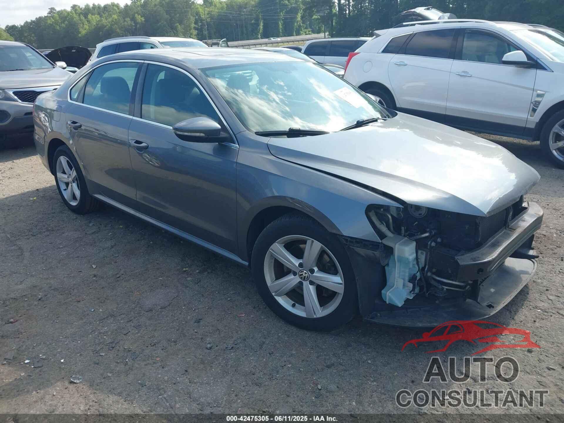 VOLKSWAGEN PASSAT 2012 - 1VWBH7A31CC089094