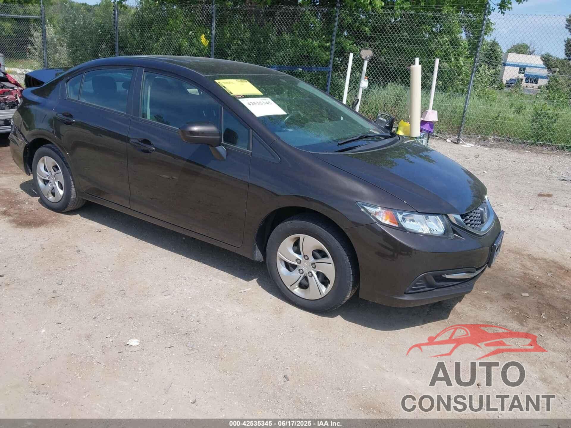 HONDA CIVIC 2014 - 2HGFB2F58EH511205