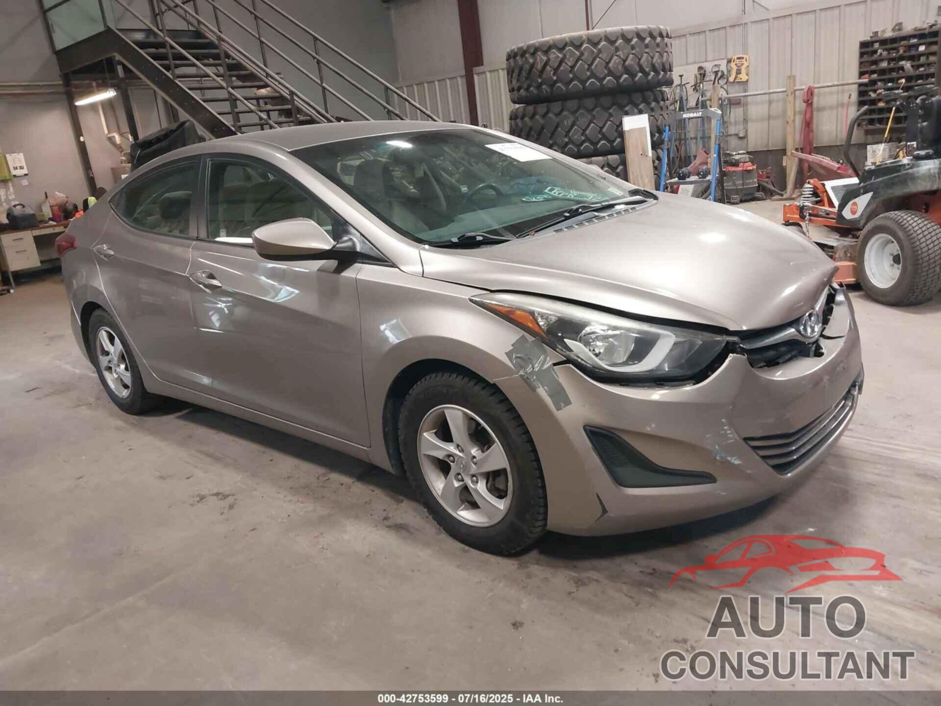 HYUNDAI ELANTRA 2014 - 5NPDH4AE5EH513329