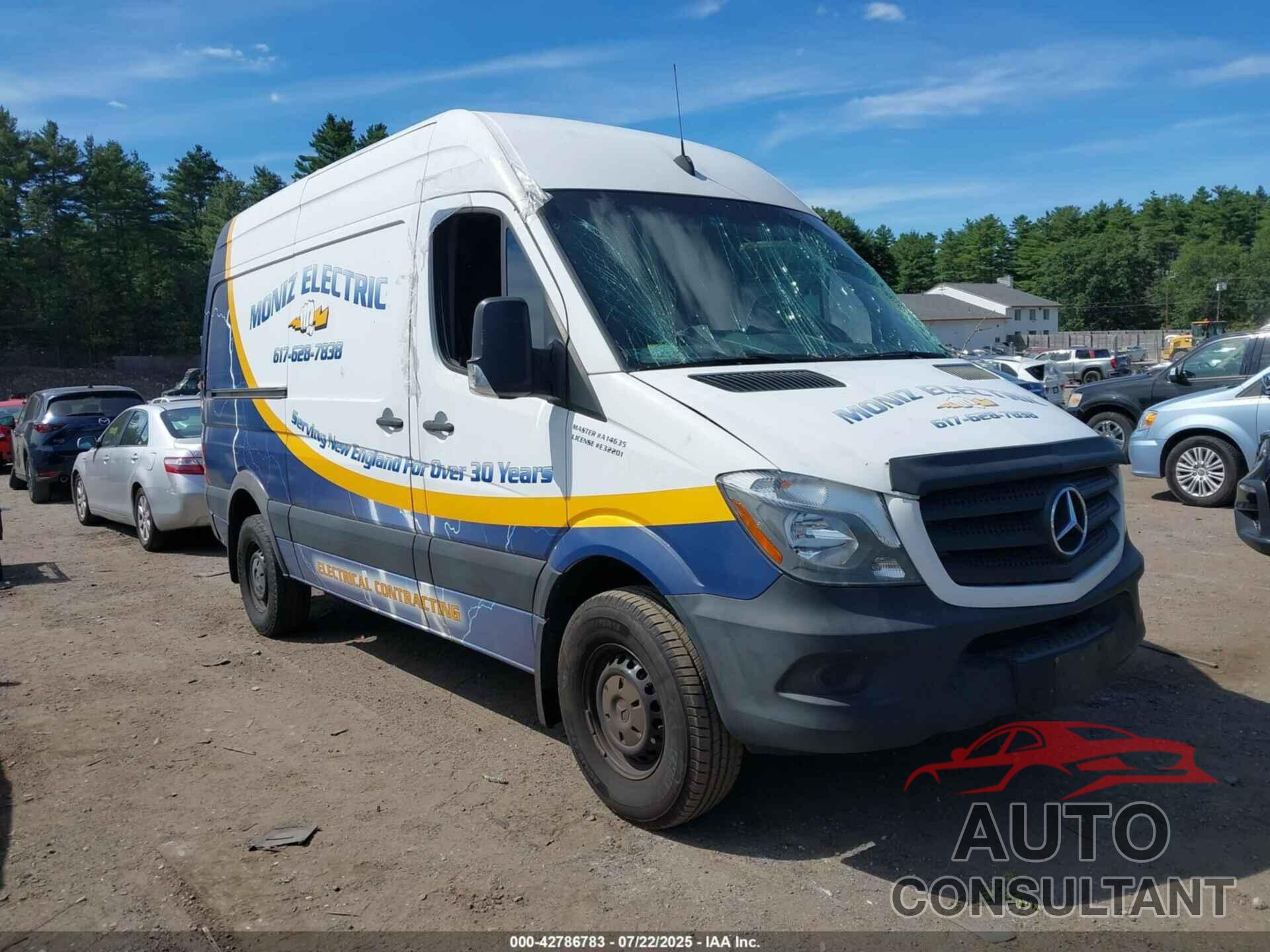 MERCEDES-BENZ SPRINTER 2500 2016 - WD3PE7DD7GP339582