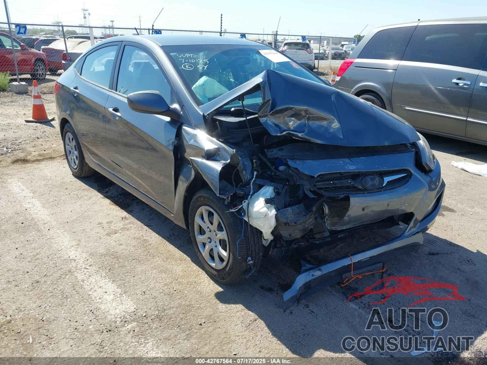 HYUNDAI ACCENT 2013 - KMHCT4AE0DU303716