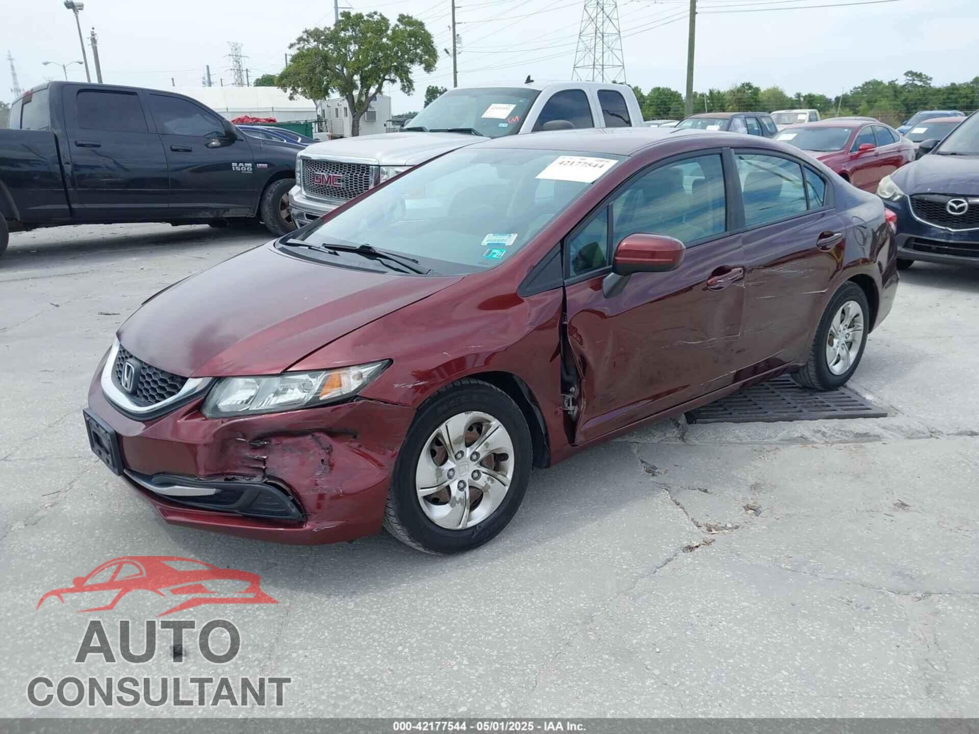 HONDA CIVIC 2015 - 19XFB2F55FE072234