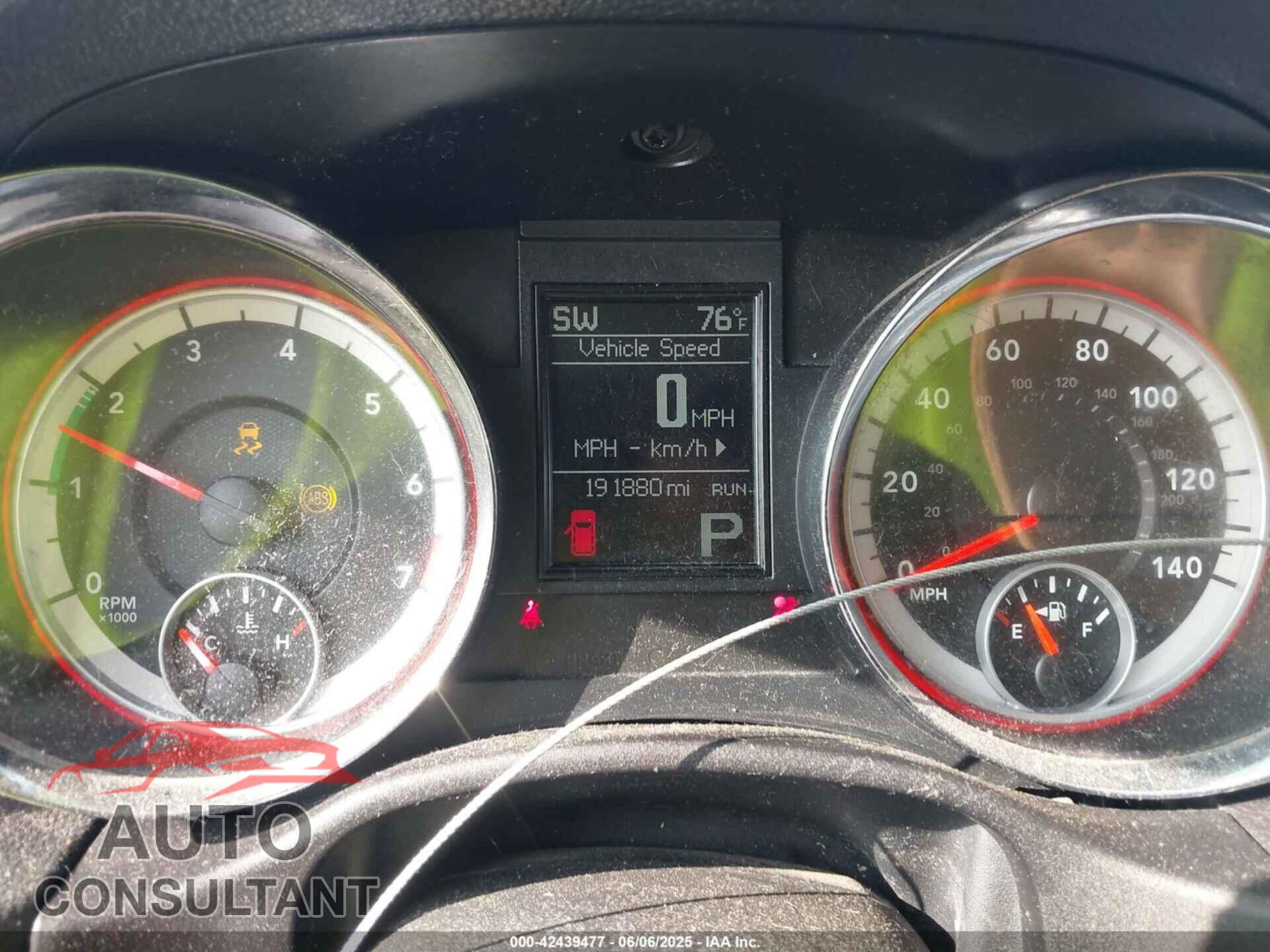 DODGE DURANGO 2012 - 1C4RDJAG5CC172783