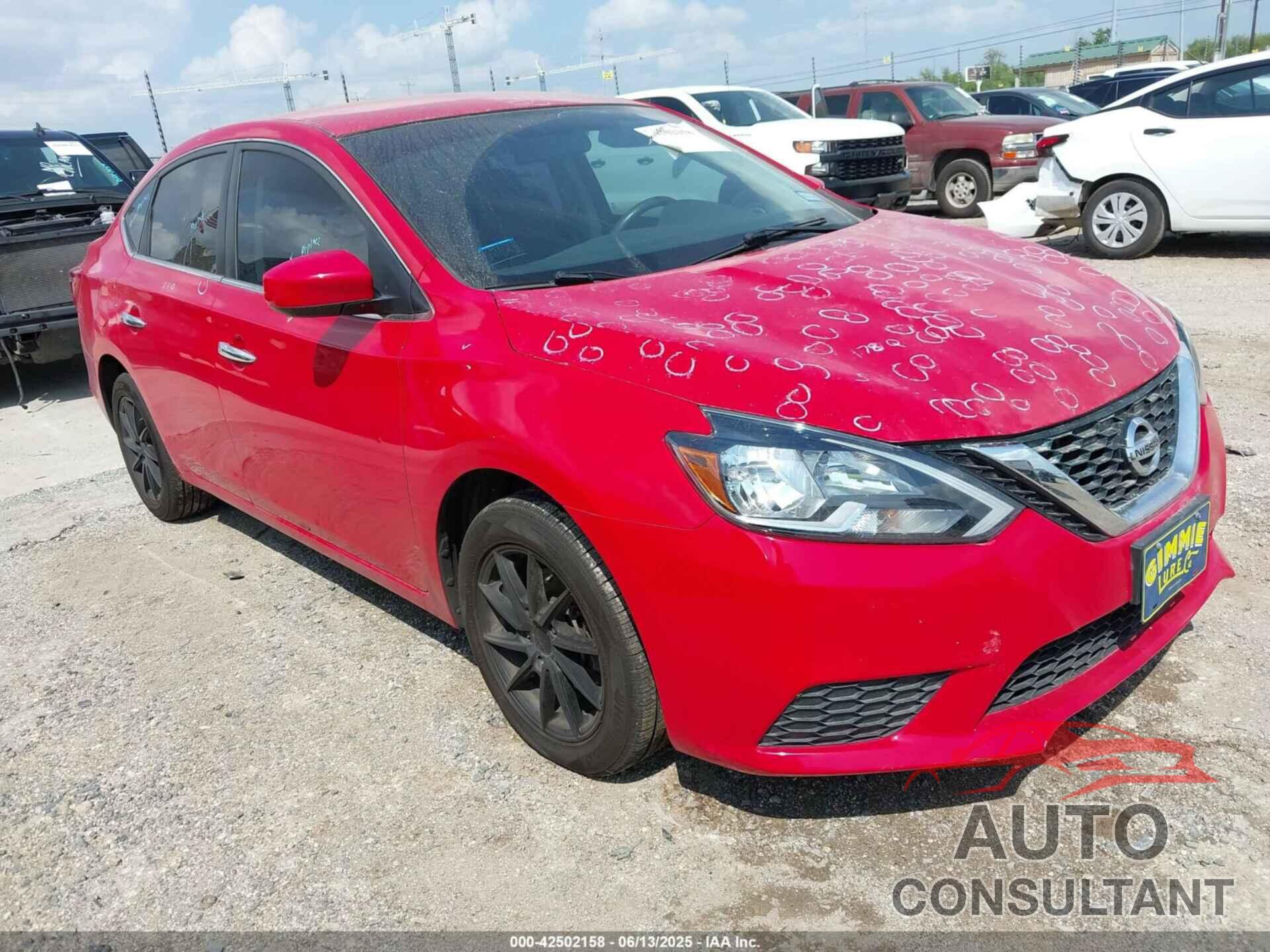 NISSAN SENTRA 2016 - 3N1AB7AP5GY322770