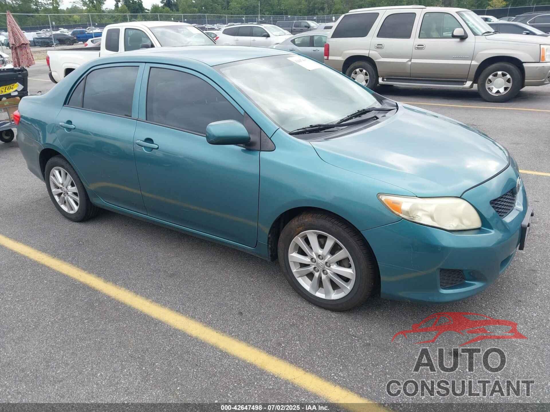 TOYOTA COROLLA 2009 - JTDBL40E799055010