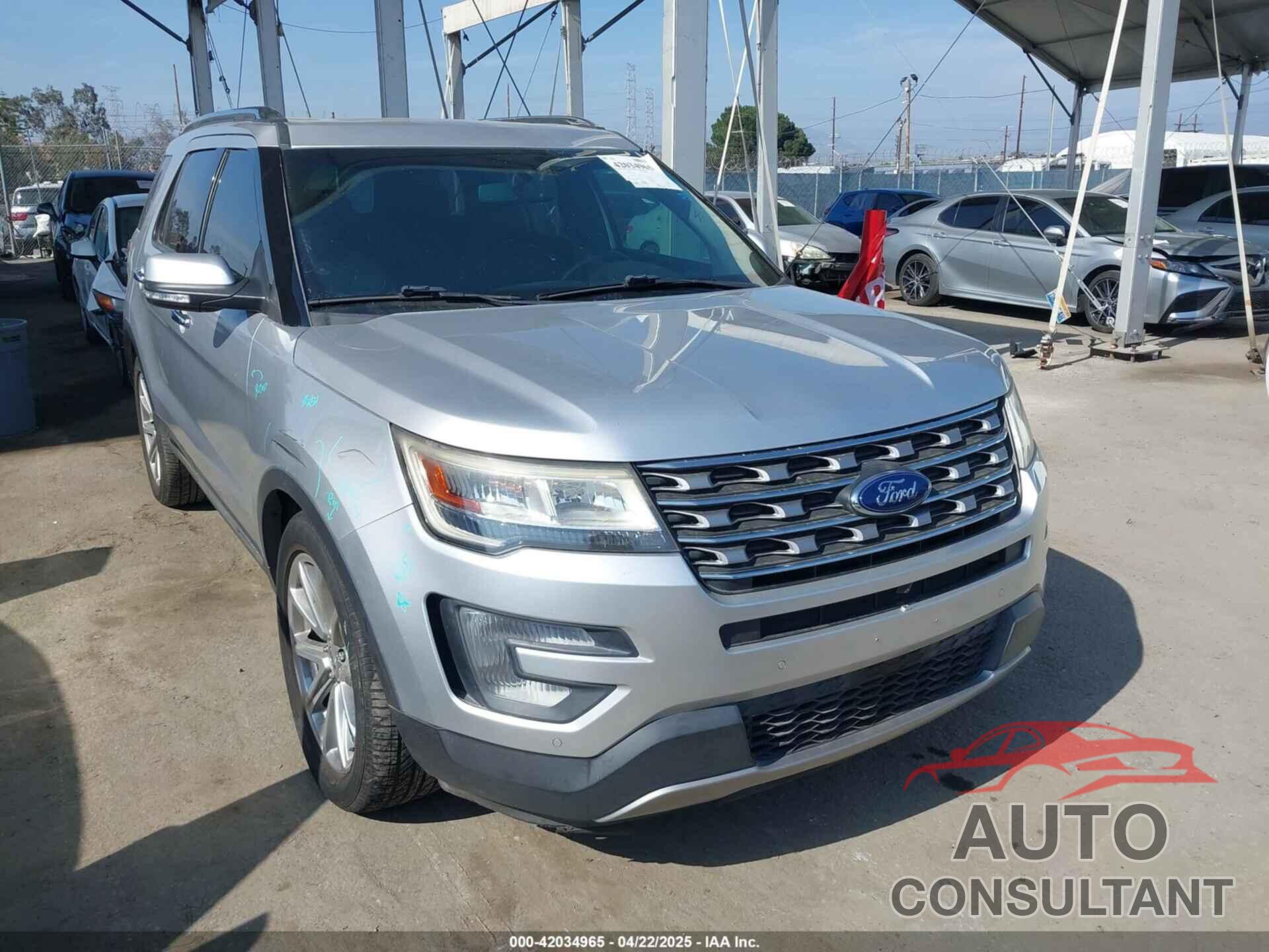 FORD EXPLORER 2017 - 1FM5K7F8XHGE38819