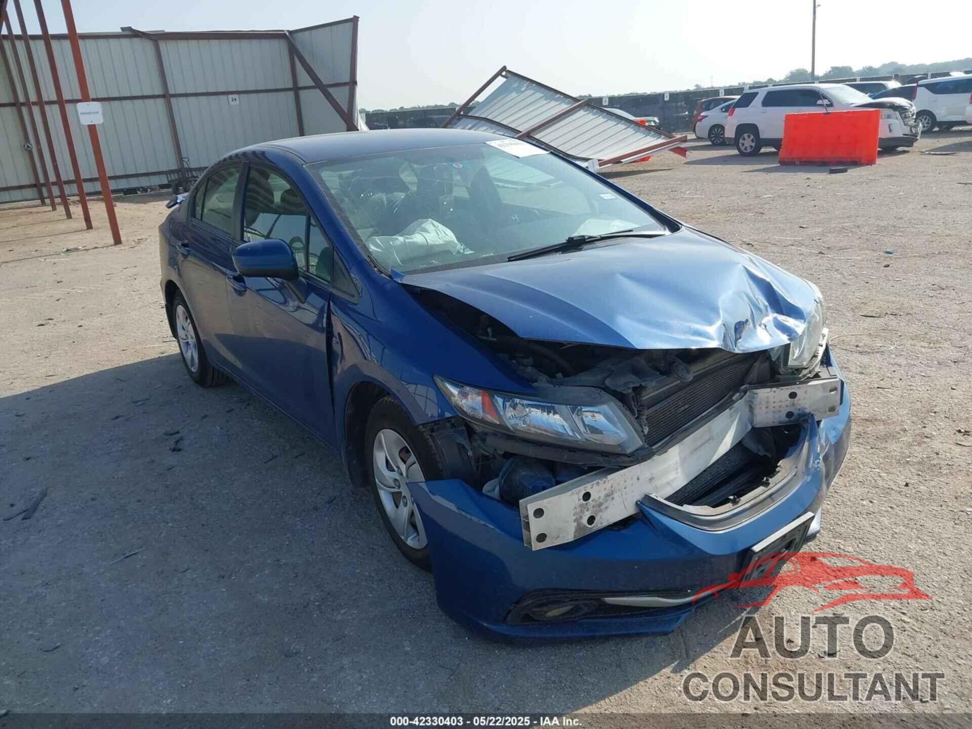 HONDA CIVIC 2014 - 19XFB2F52EE224257