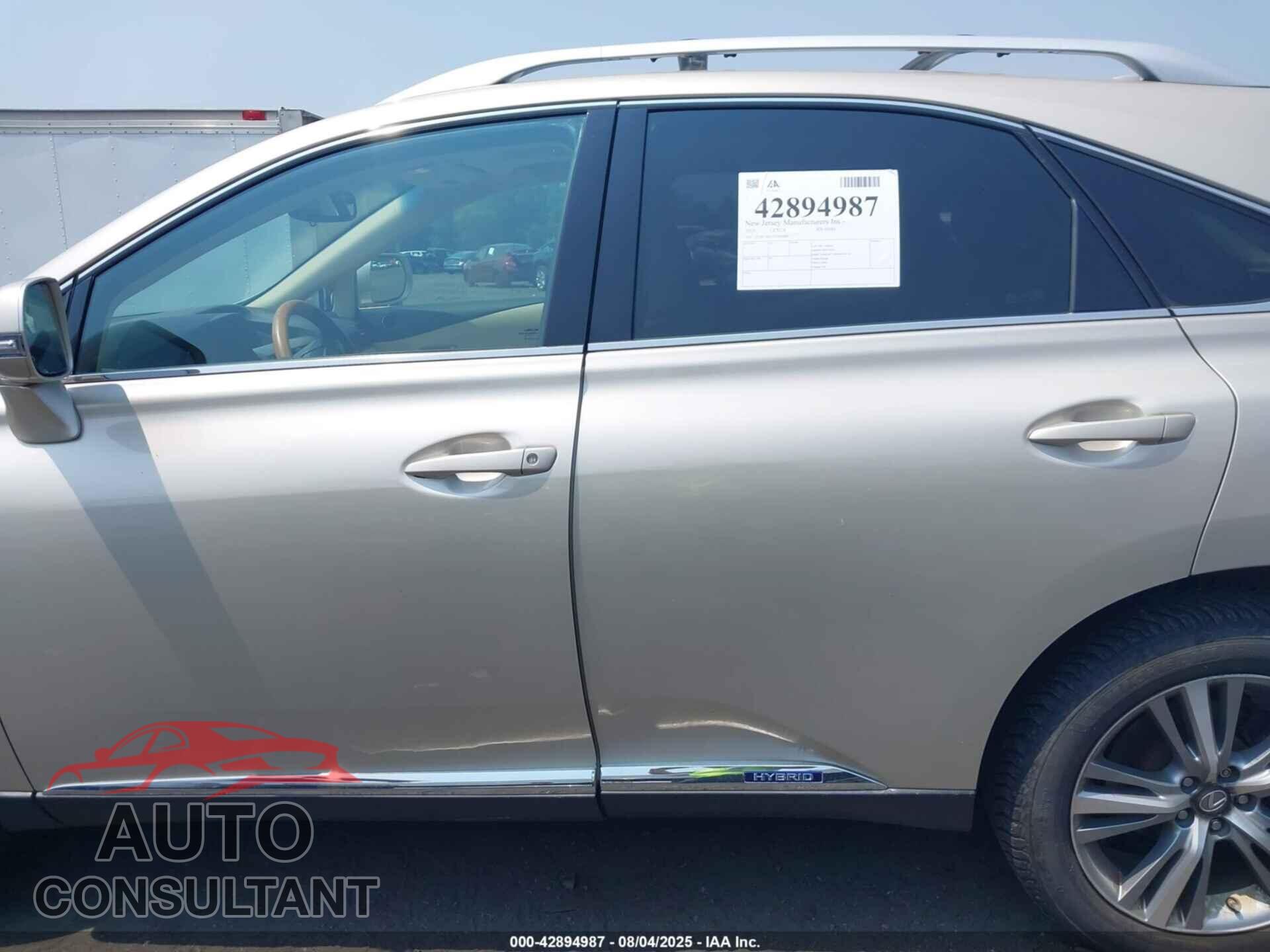 LEXUS RX 450H 2015 - 2T2BC1BA3FC005490