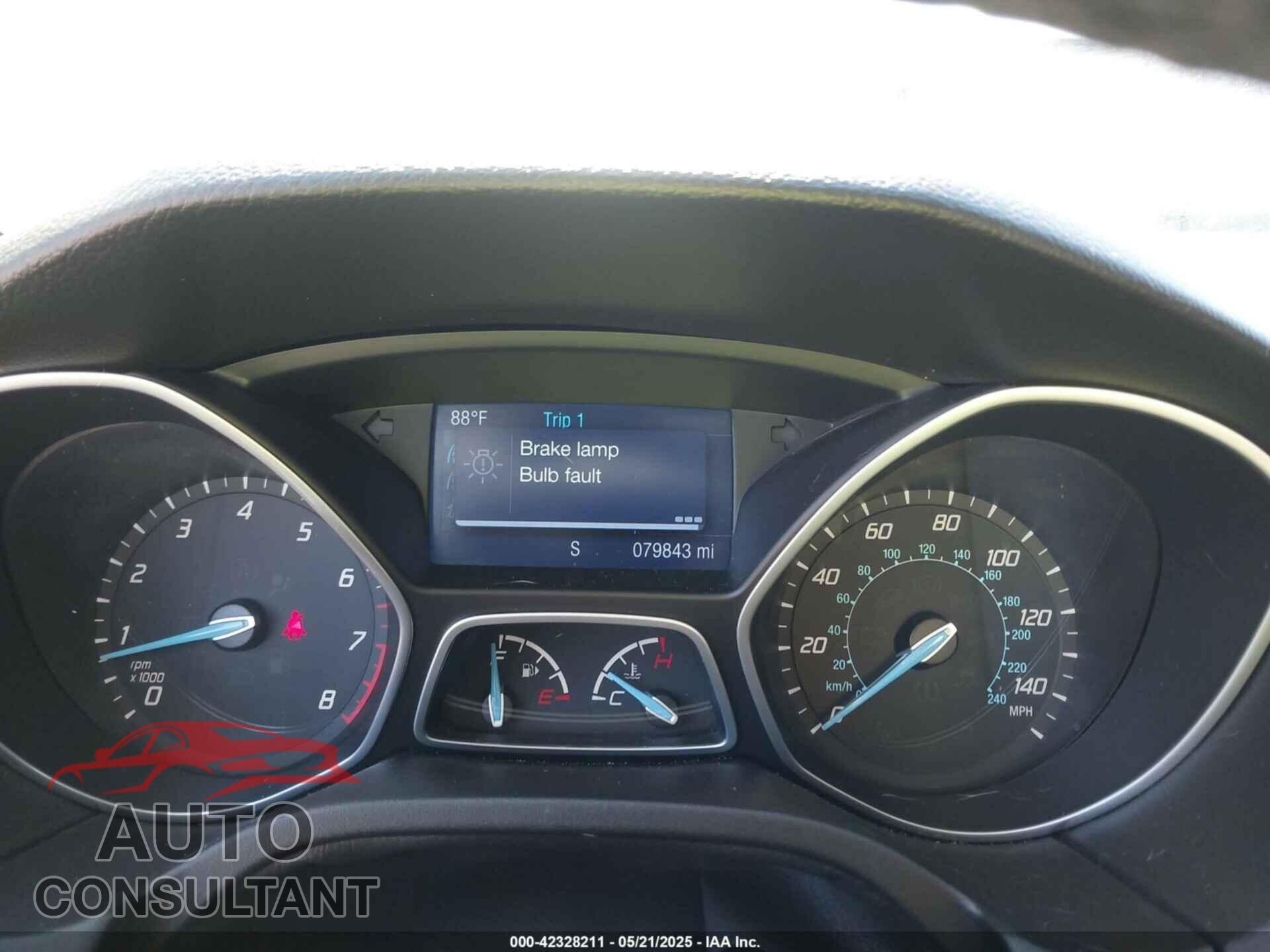 FORD FOCUS 2014 - 1FADP3F25EL162290