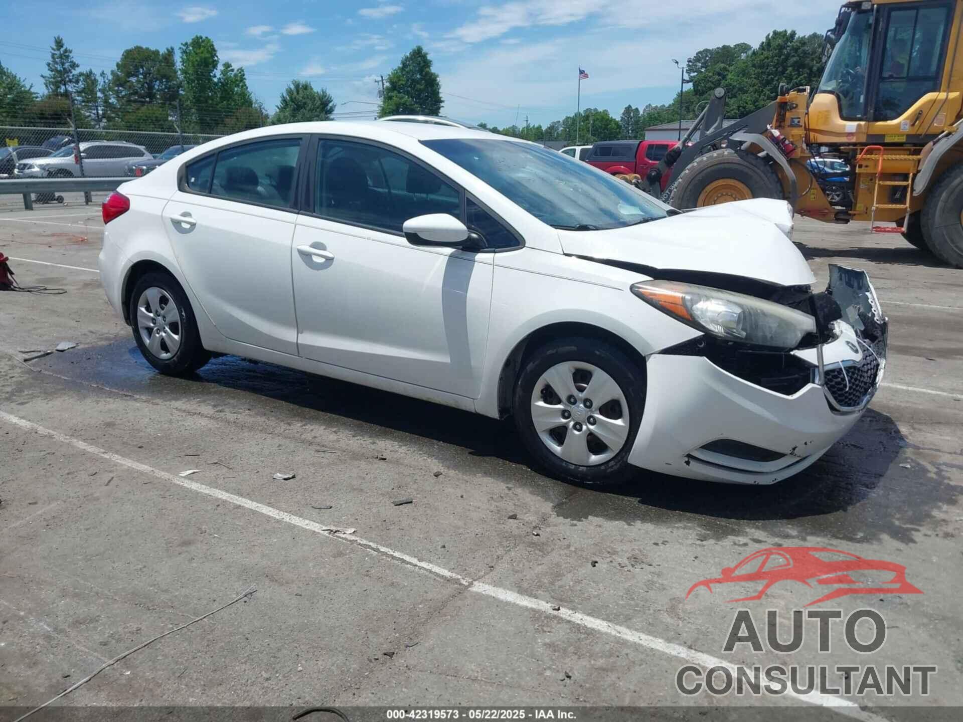 KIA FORTE 2016 - KNAFK4A64G5603669