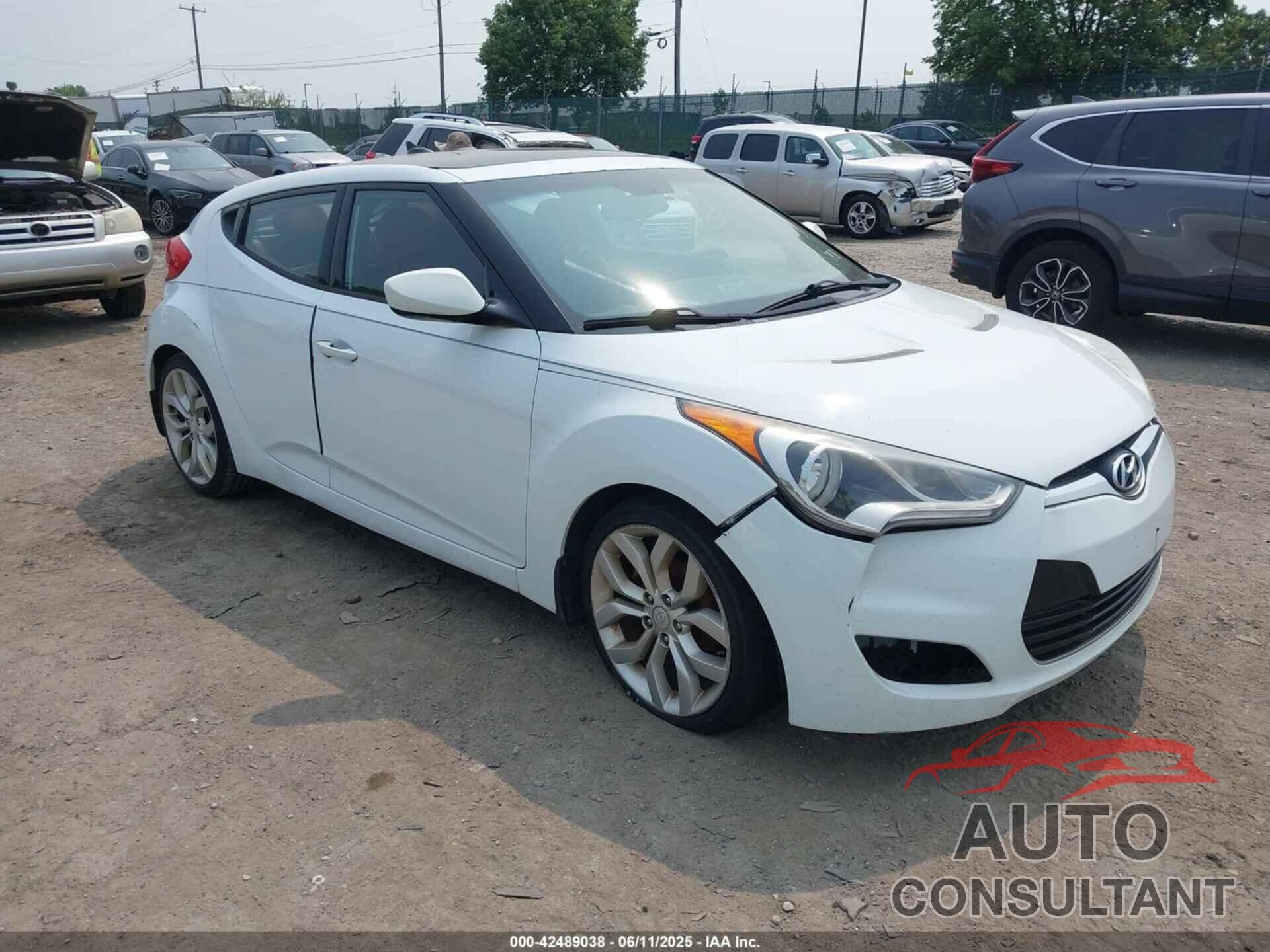 HYUNDAI VELOSTER 2012 - KMHTC6AD3CU051395