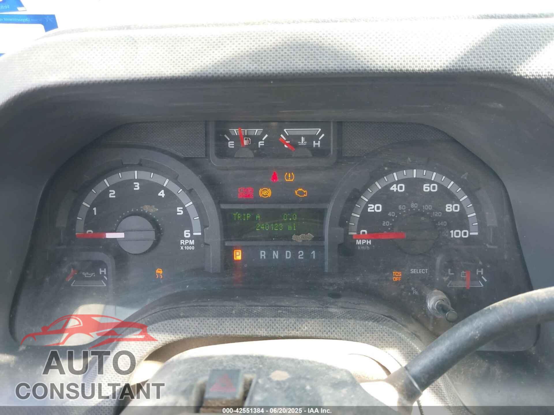 FORD E-150 2013 - 1FDNE1BW9DDA60271