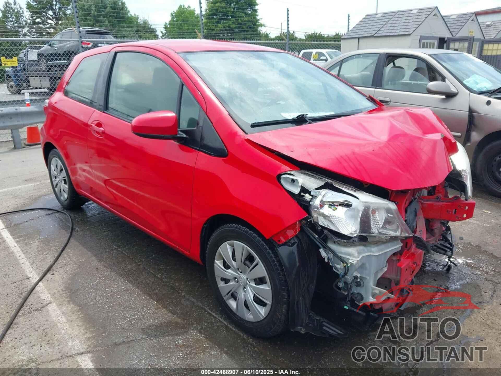 TOYOTA YARIS 2012 - JTDJTUD38CD513761