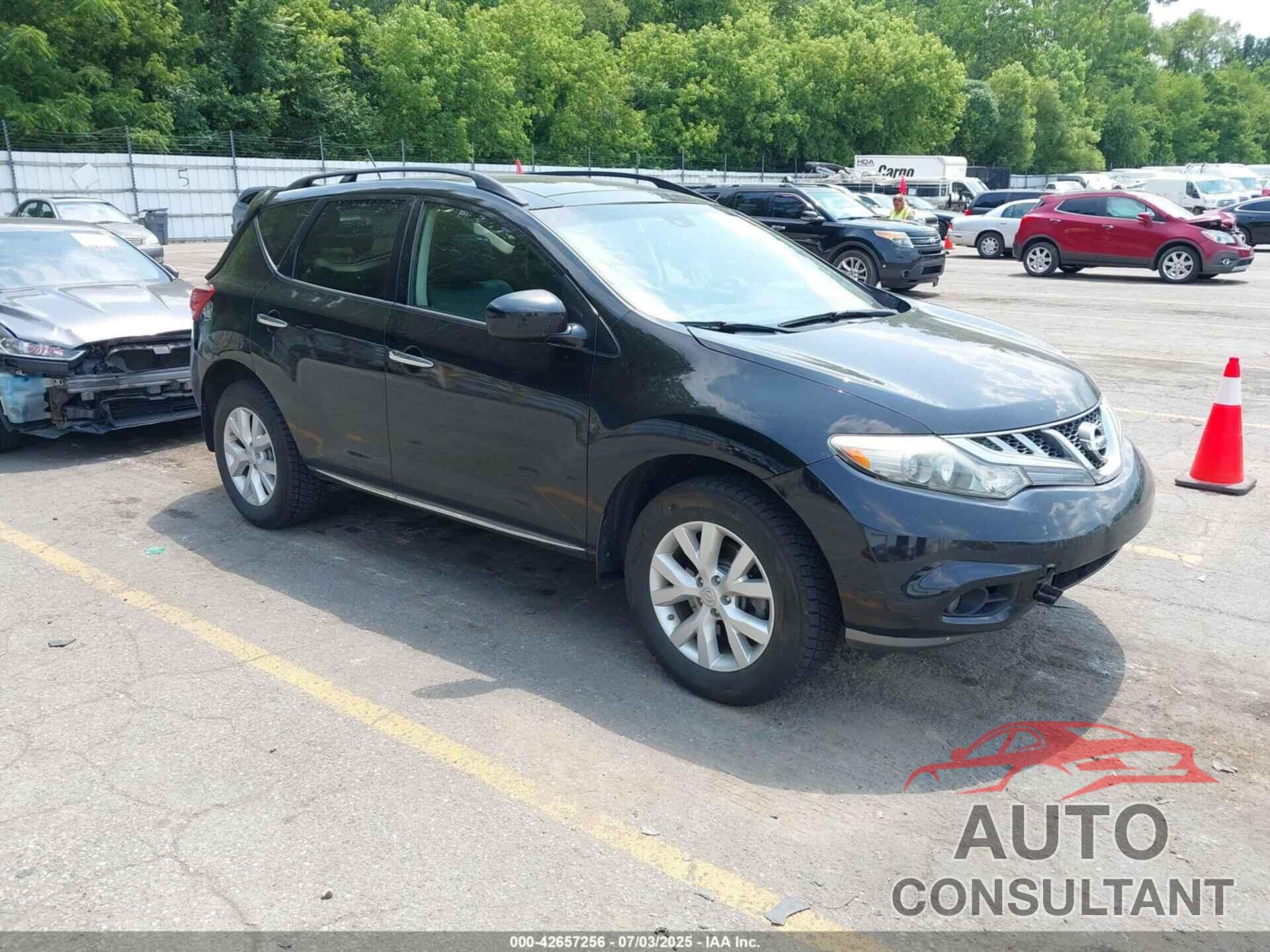 NISSAN MURANO 2012 - JN8AZ1MW3CW219295