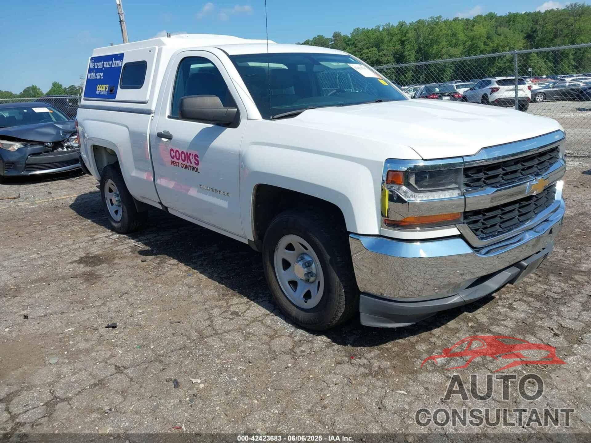 CHEVROLET SILVERADO 1500 2016 - 1GCNCNEH3GZ295397