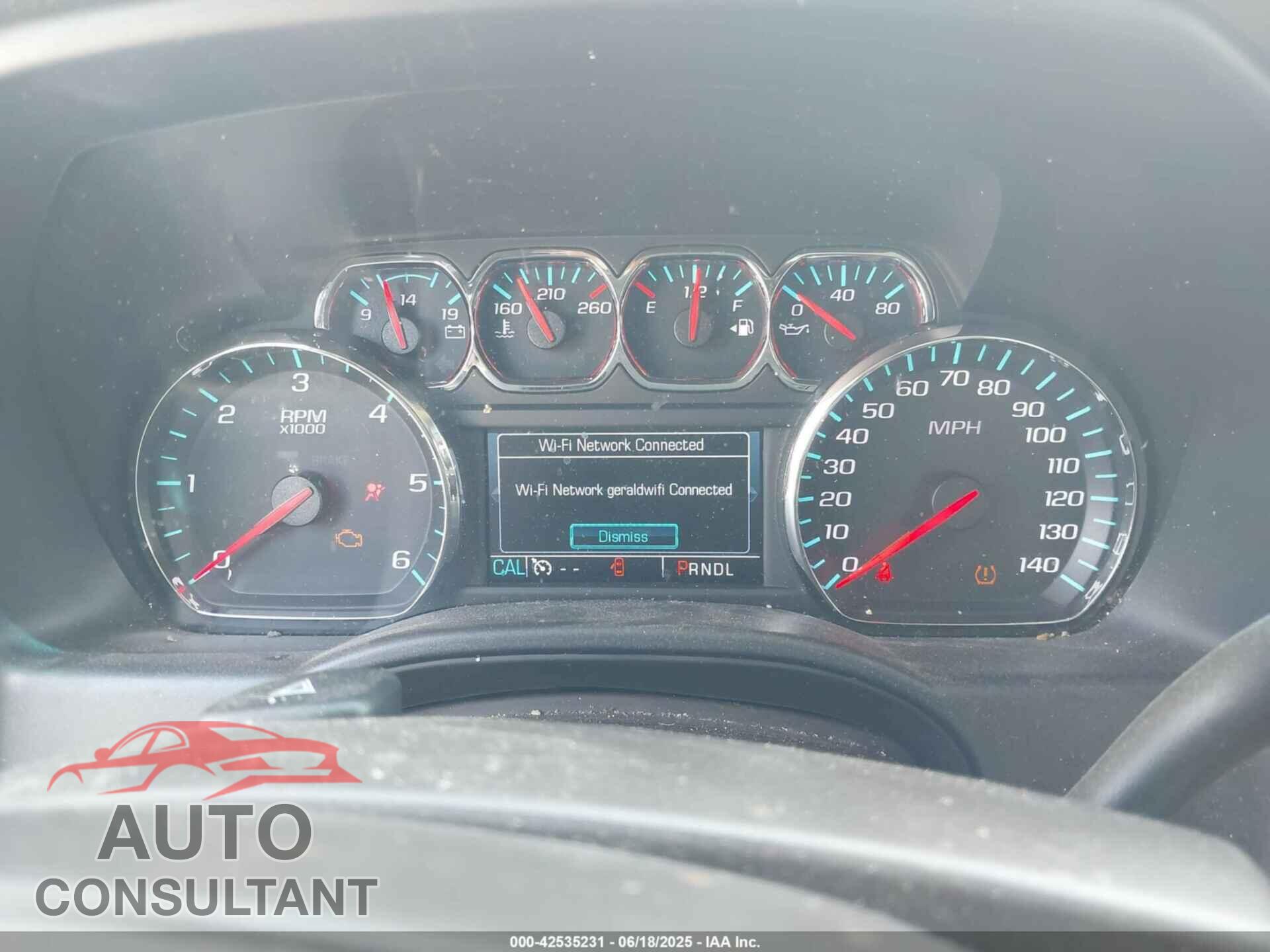 CHEVROLET SILVERADO 1500 2017 - 3GCPCSEC2HG189701