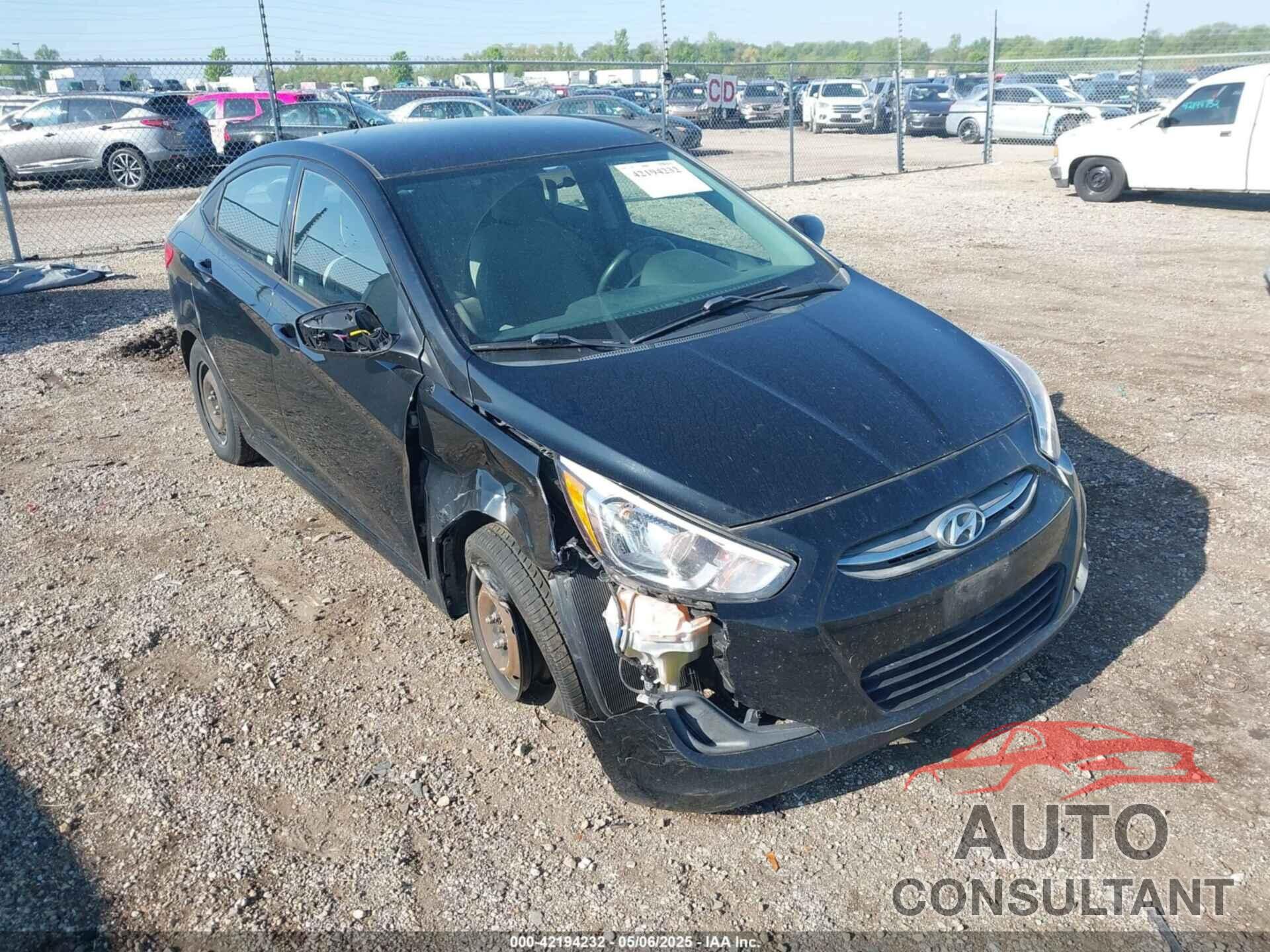 HYUNDAI ACCENT 2017 - KMHCT4AE5HU371208