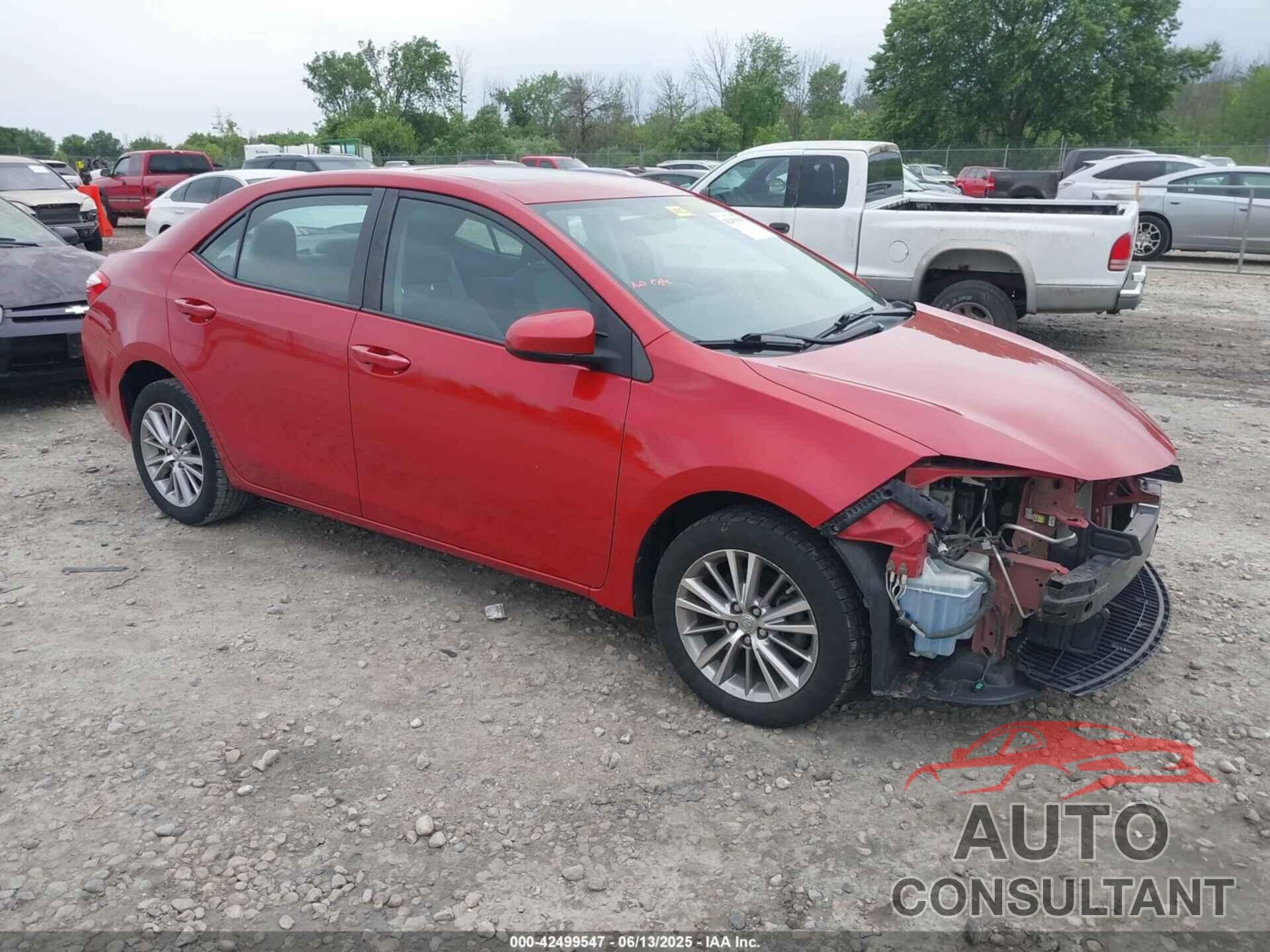 TOYOTA COROLLA 2015 - 5YFBURHE4FP231225