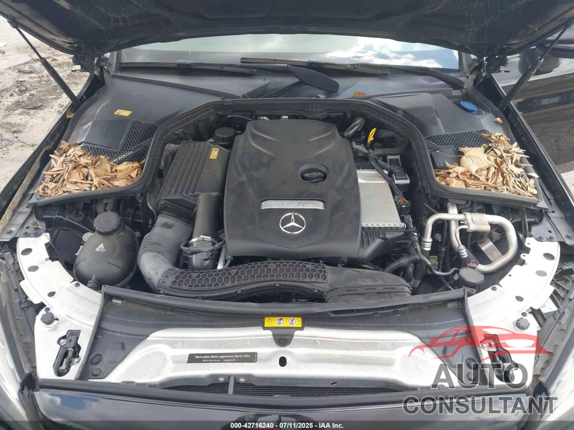 MERCEDES-BENZ C 300 2017 - WDDWJ4JB3HF346198