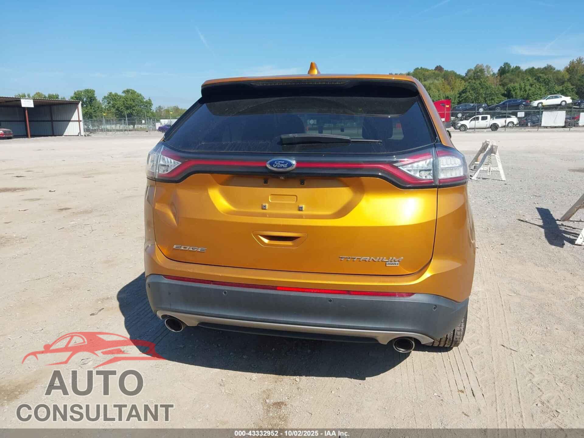 FORD EDGE 2016 - 2FMPK4K85GBB21985