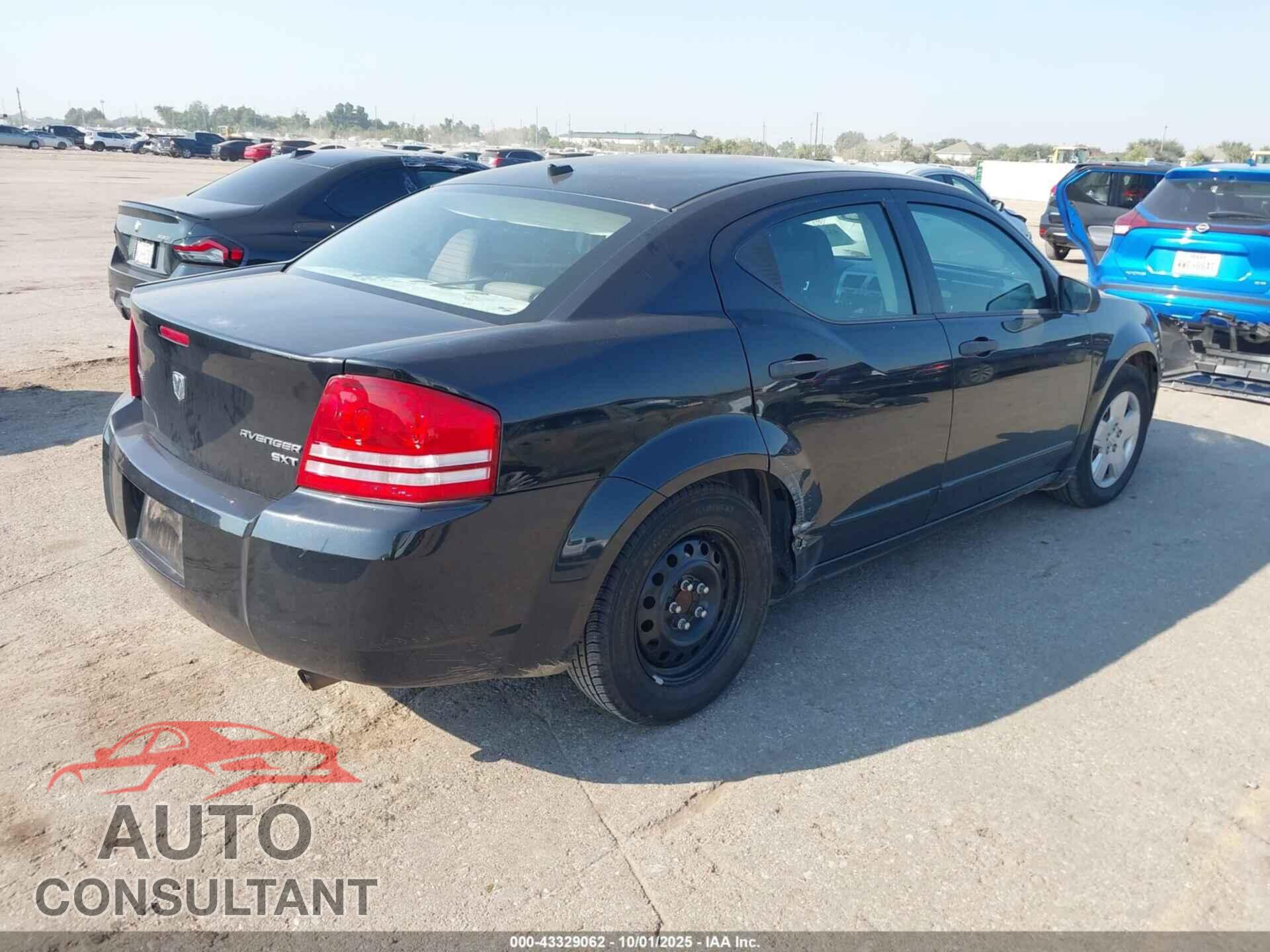 DODGE AVENGER 2010 - 1B3CC4FB8AN200733