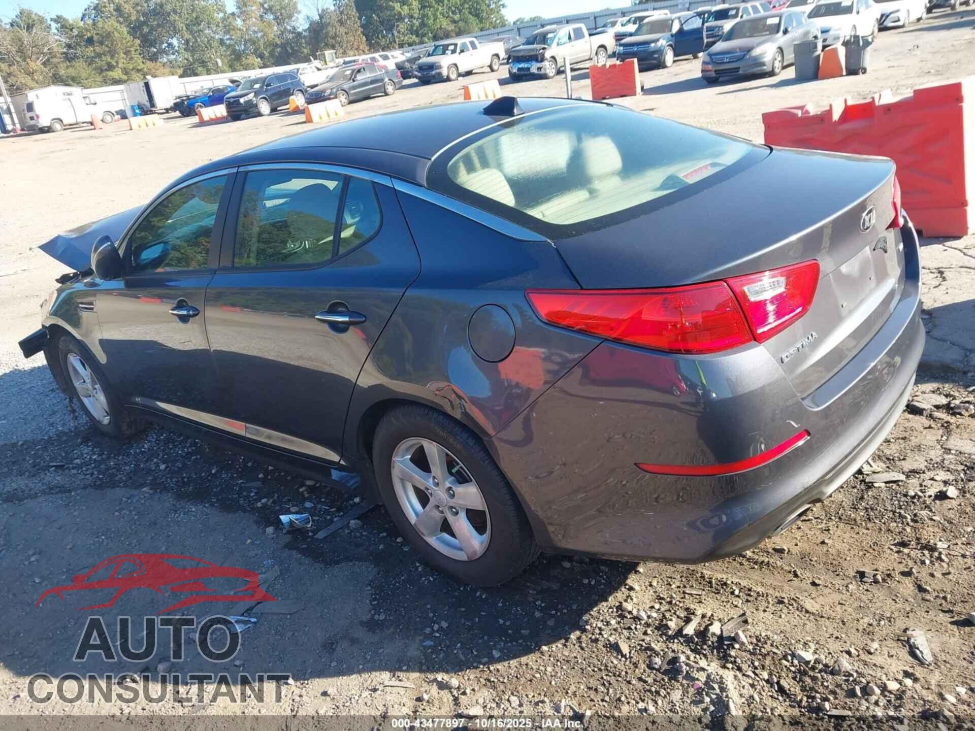 KIA OPTIMA 2015 - KNAGM4A71F5626719