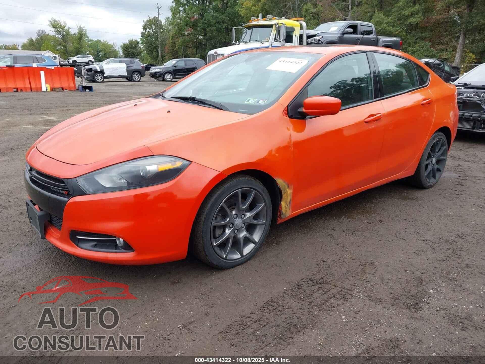 DODGE DART 2015 - 1C3CDFBBXFD311282
