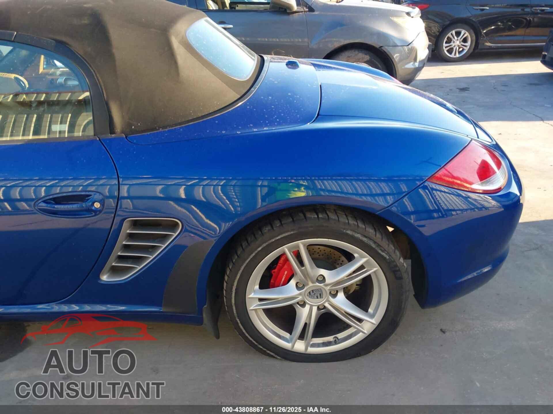 PORSCHE BOXSTER 2011 - WP0CB2A84BS730153