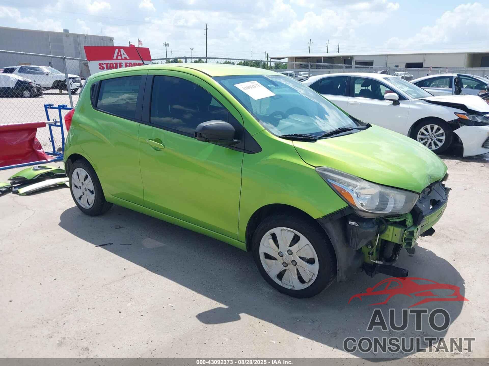 CHEVROLET SPARK 2016 - KL8CB6SA9GC566837
