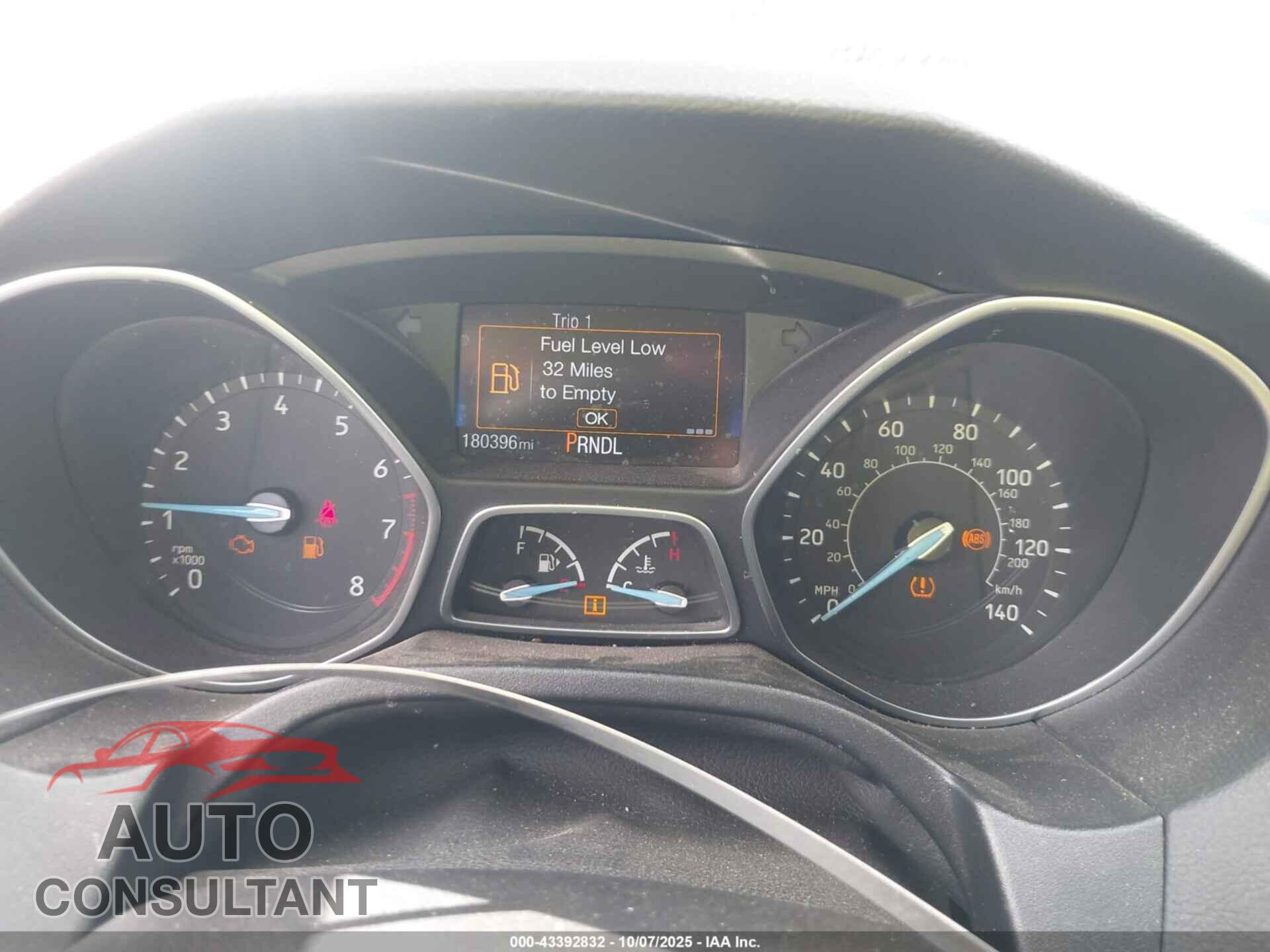 FORD FOCUS 2016 - 1FADP3E26GL212330