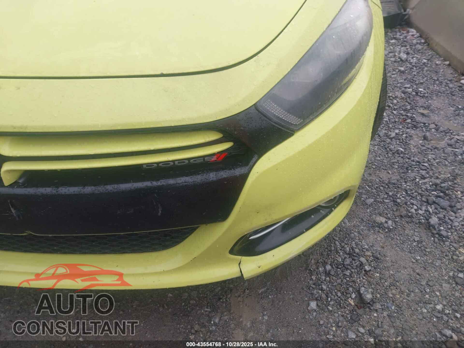 DODGE DART 2013 - 1C3CDFBA8DD149222