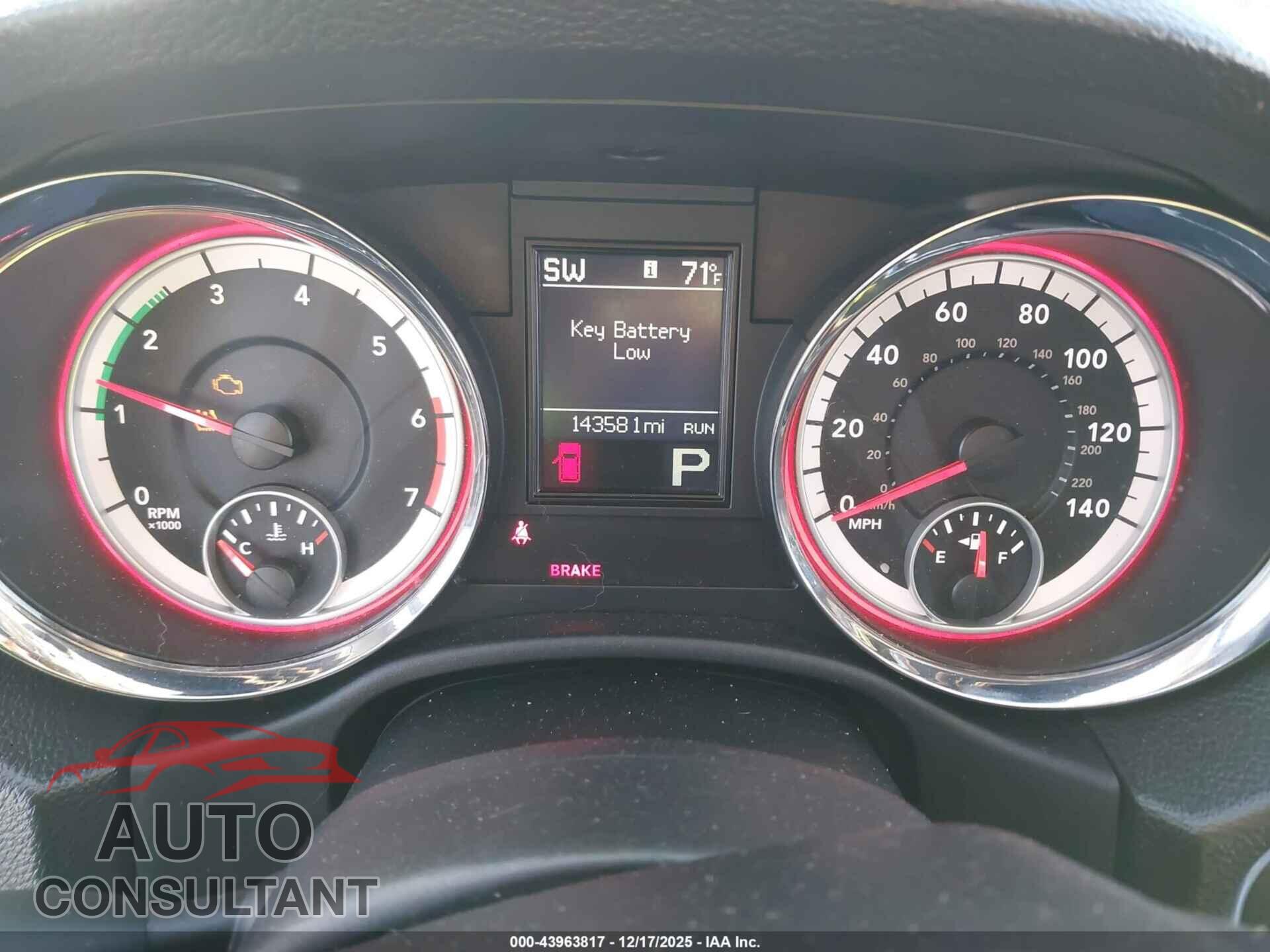 DODGE DURANGO 2013 - 1C4SDHCT1DC651076
