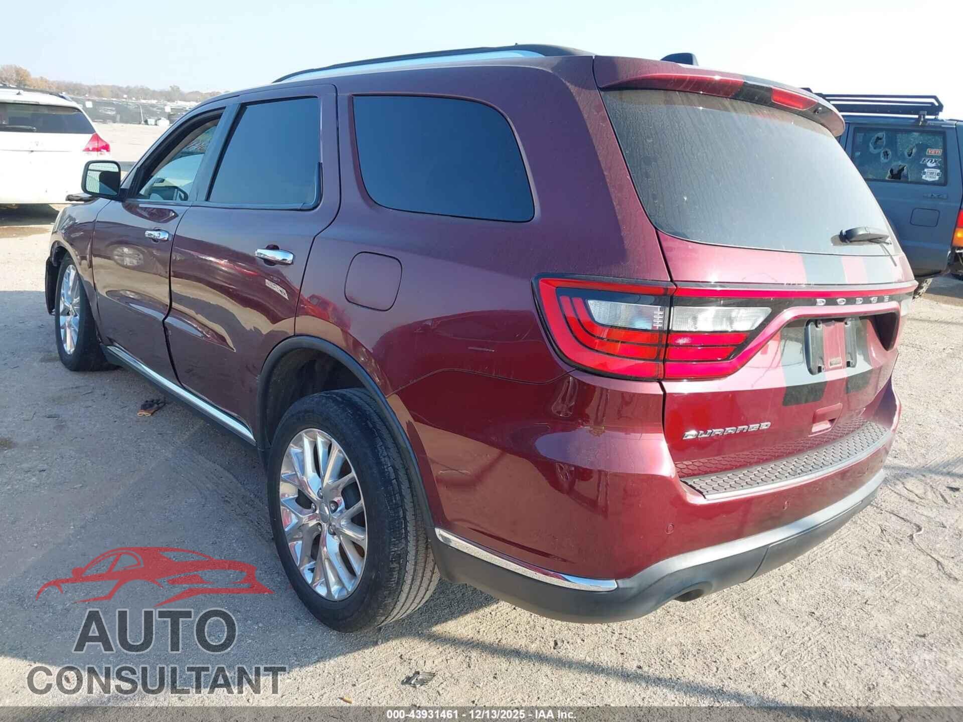 DODGE DURANGO 2017 - 1C4RDHAGXHC600458