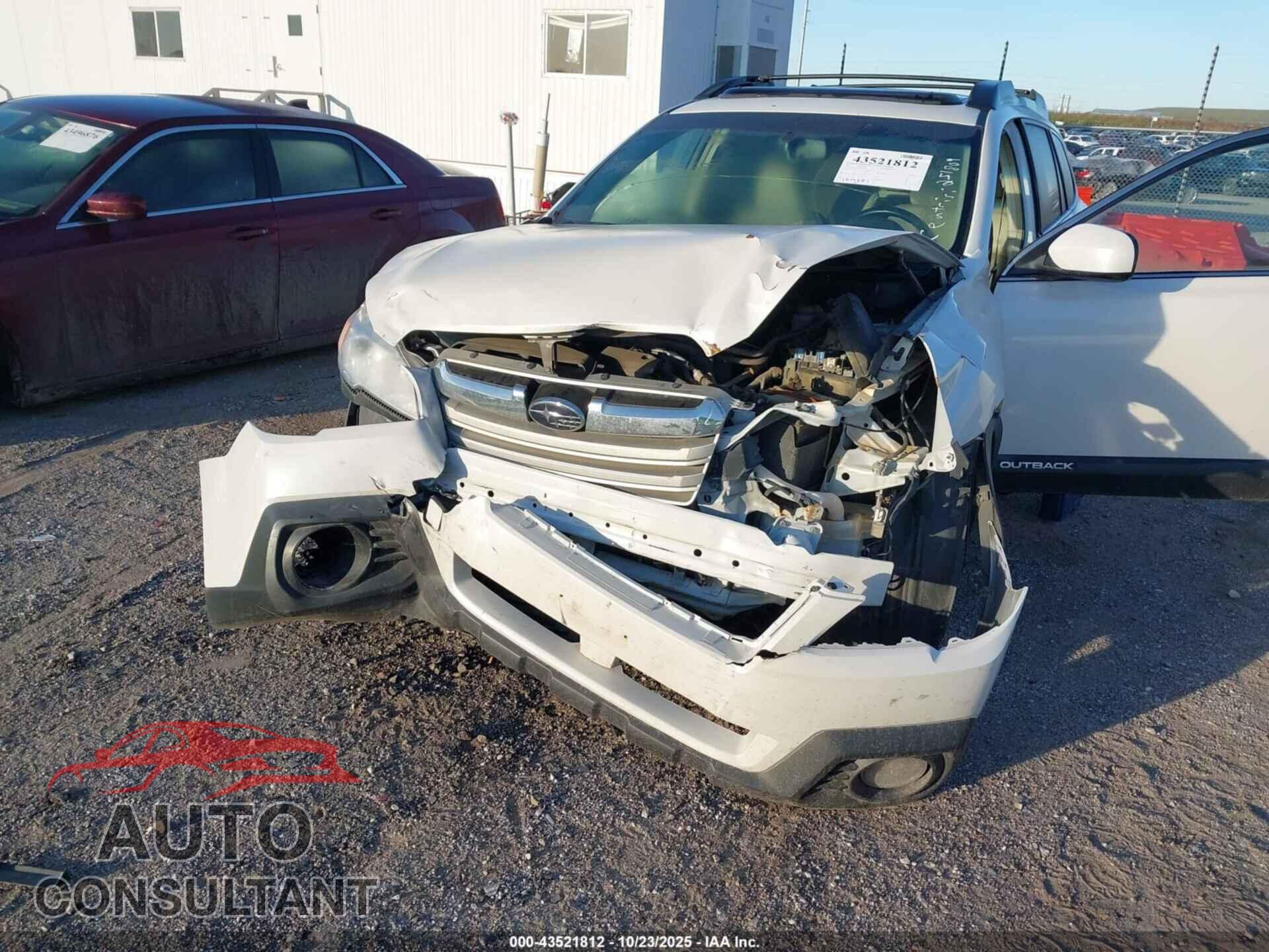 SUBARU OUTBACK 2014 - 4S4BRBLC7E3251809