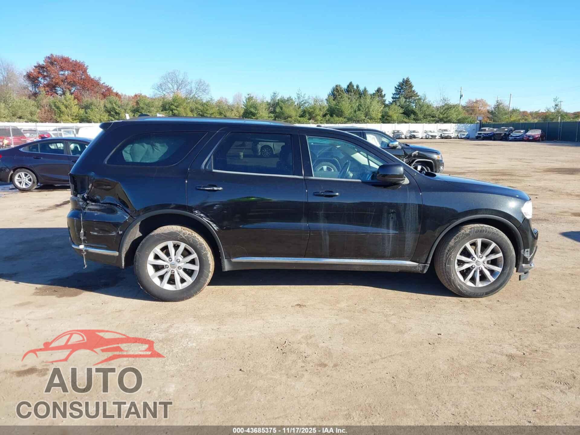 DODGE DURANGO 2015 - 1C4RDJAG3FC128446