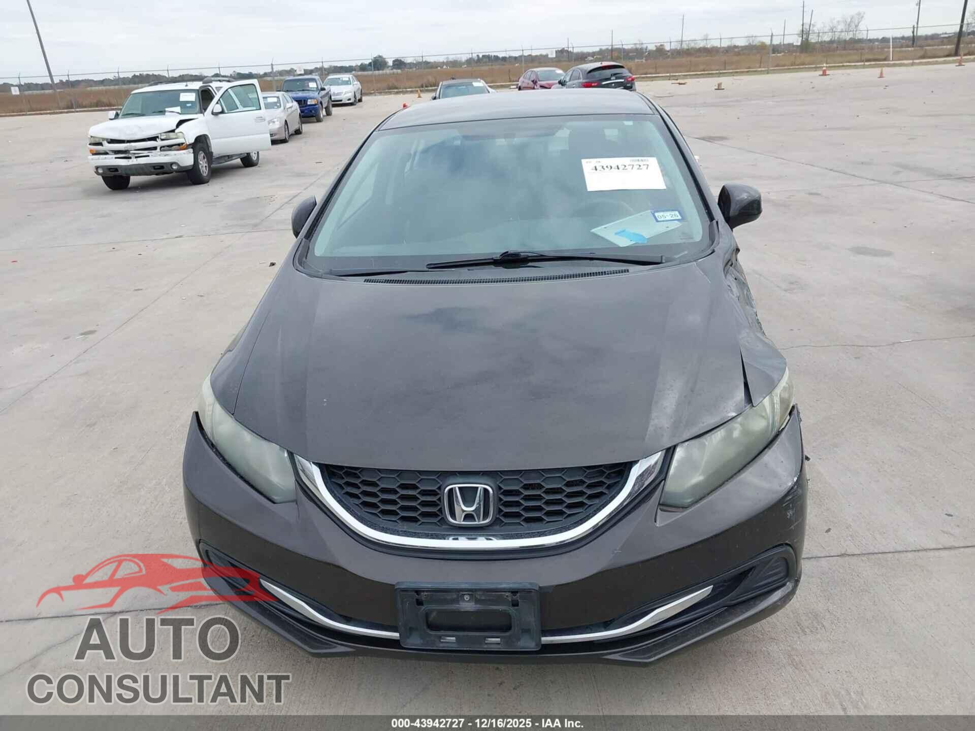 HONDA CIVIC 2013 - 19XFB2F5XDE027688