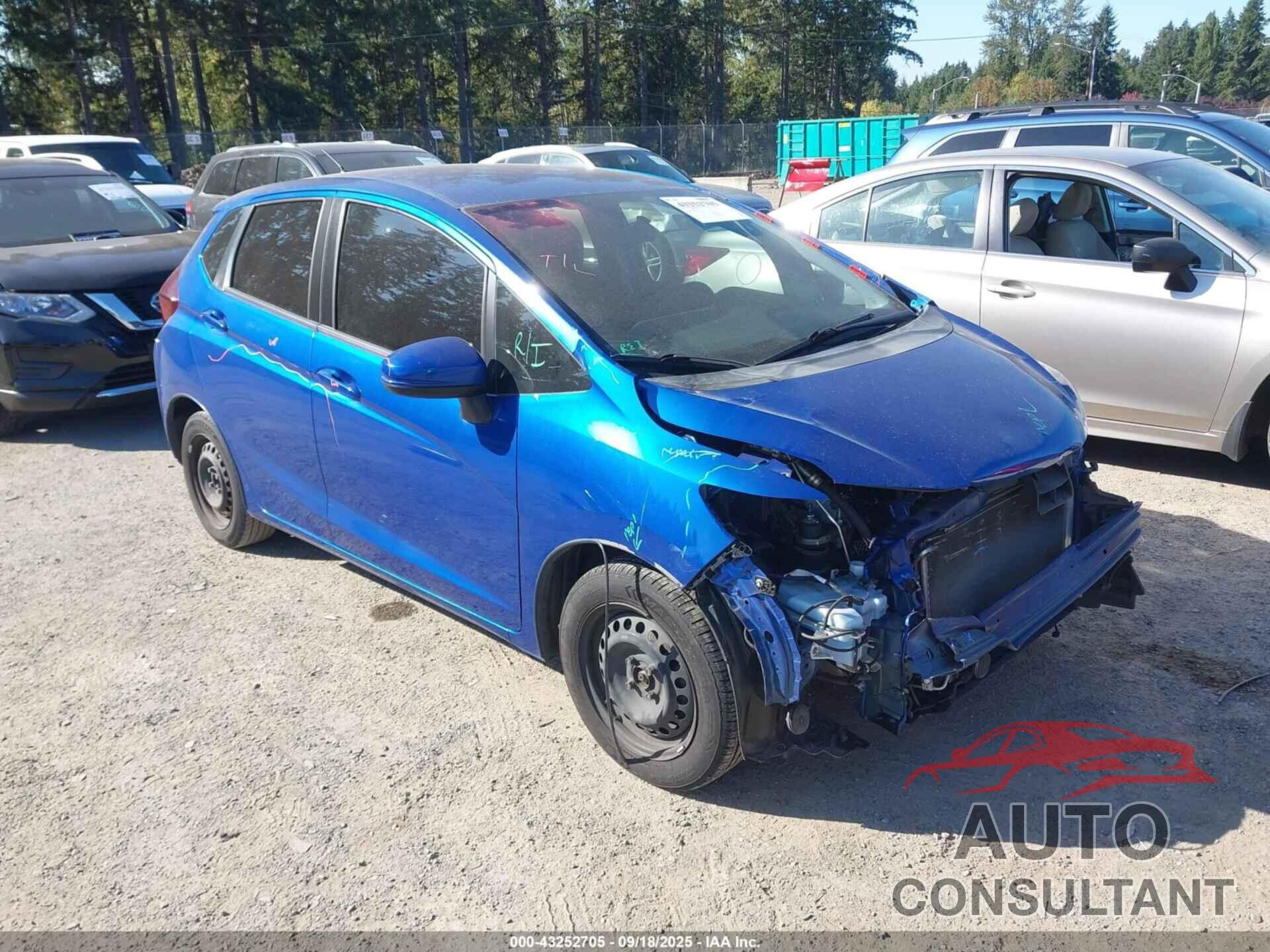 HONDA FIT 2017 - JHMGK5H59HS010546