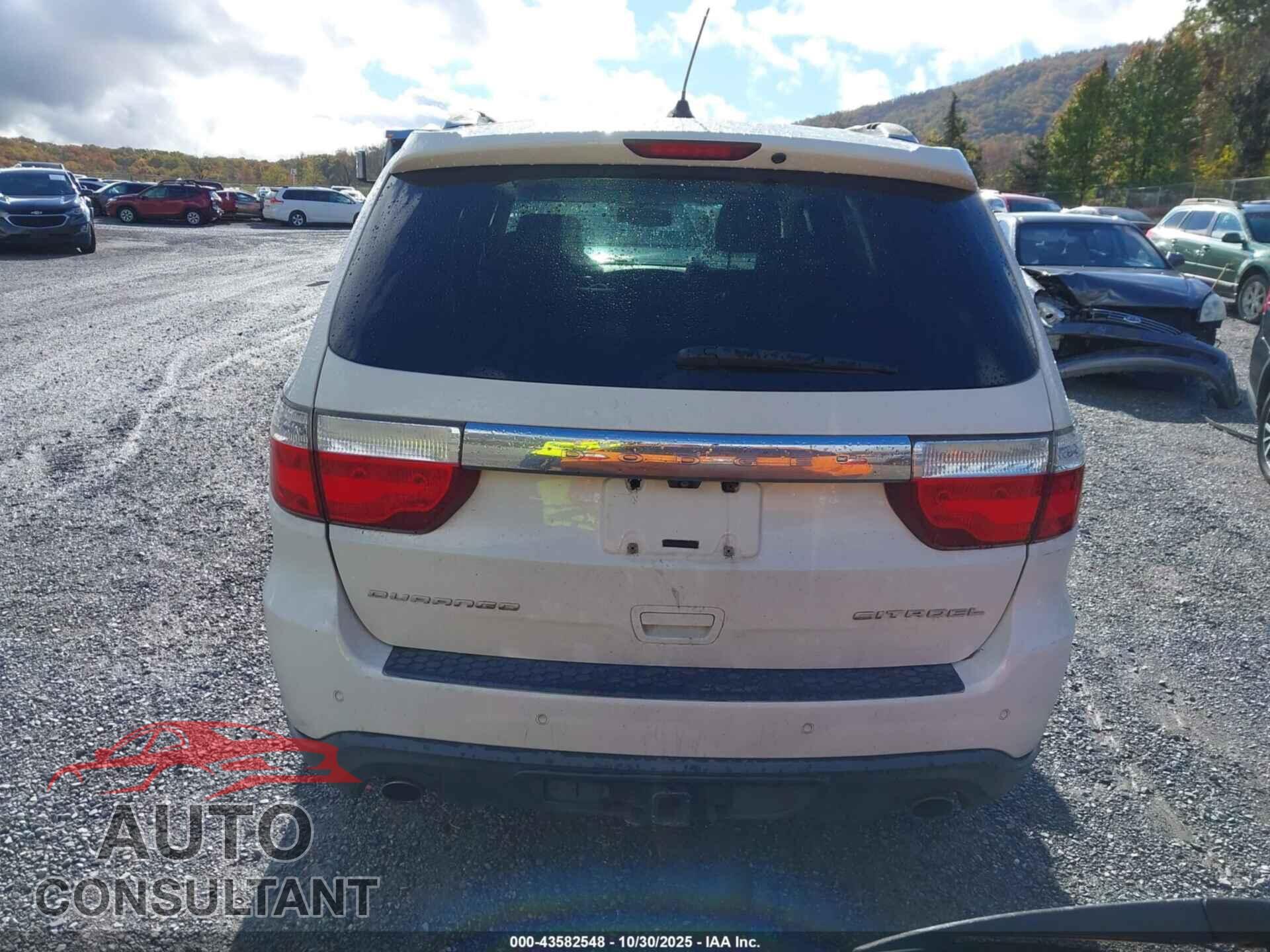 DODGE DURANGO 2012 - 1C4SDHETXCC105937