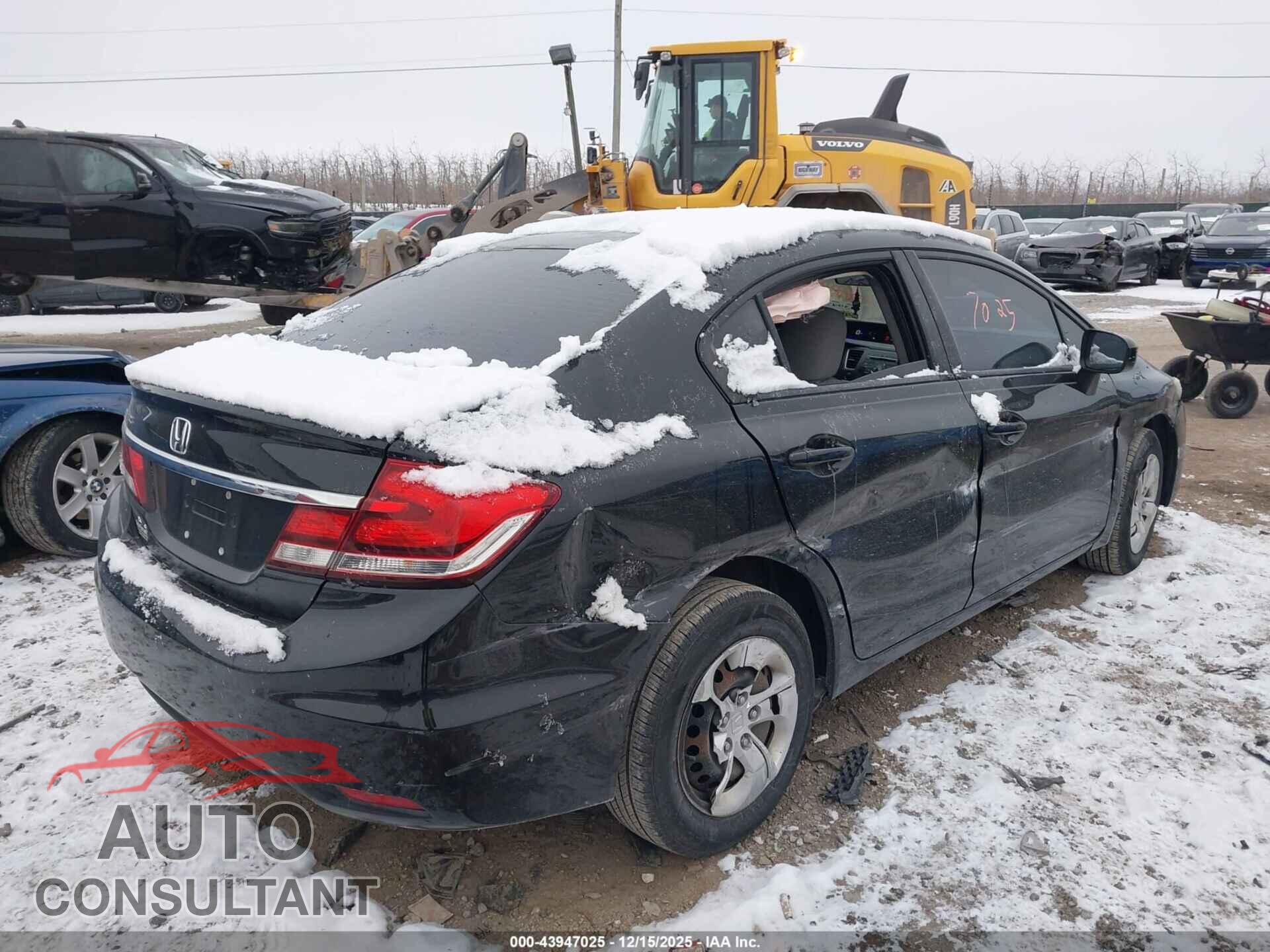 HONDA CIVIC 2014 - 19XFB2F54EE206603