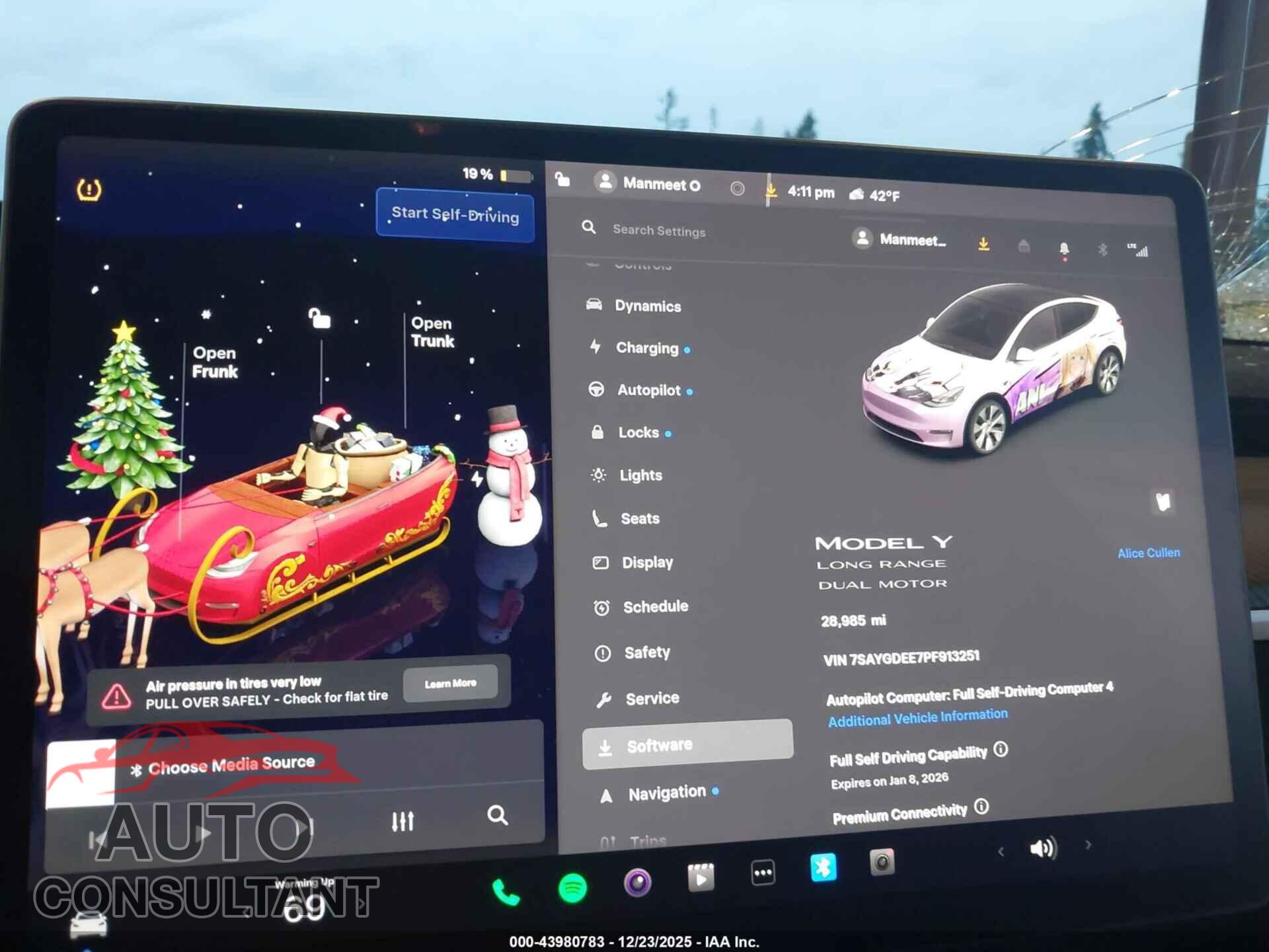 TESLA MODEL Y 2023 - 7SAYGDEE7PF913251