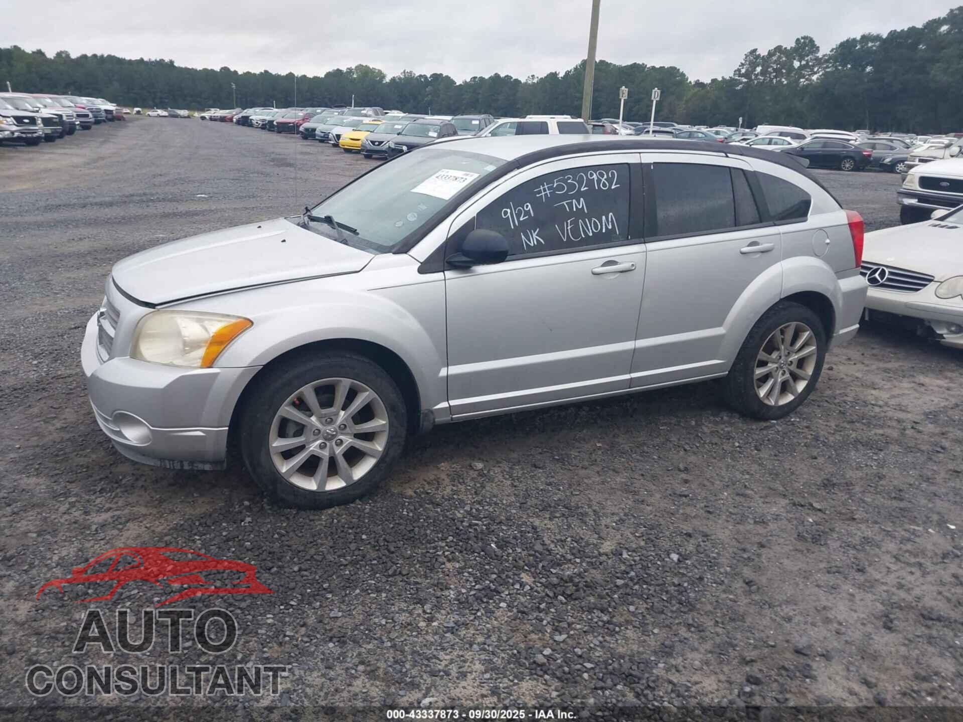 DODGE CALIBER 2012 - 1C3CDWEA5CD532982
