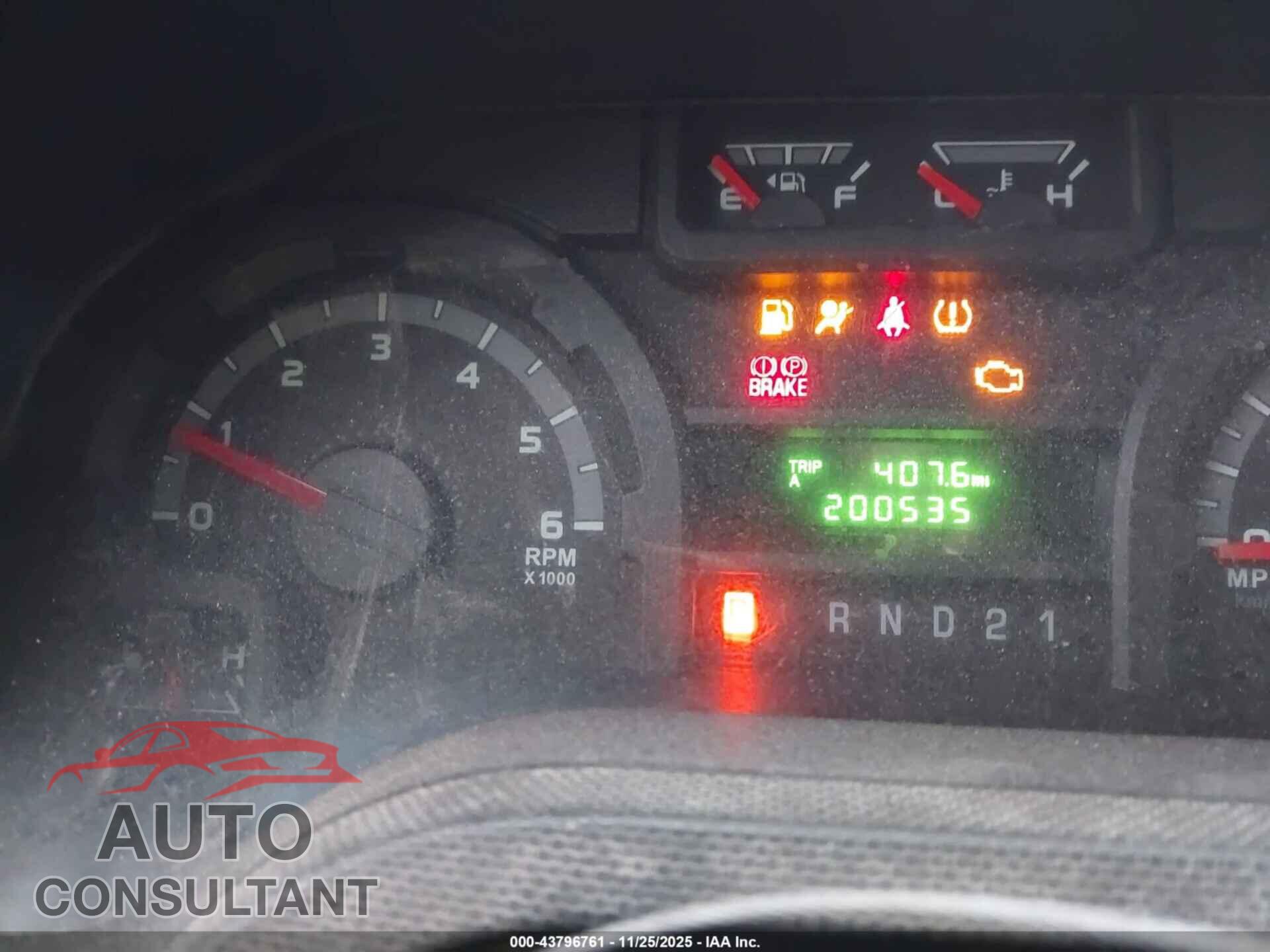FORD E-150 2009 - 1FTNE14W79DA75876