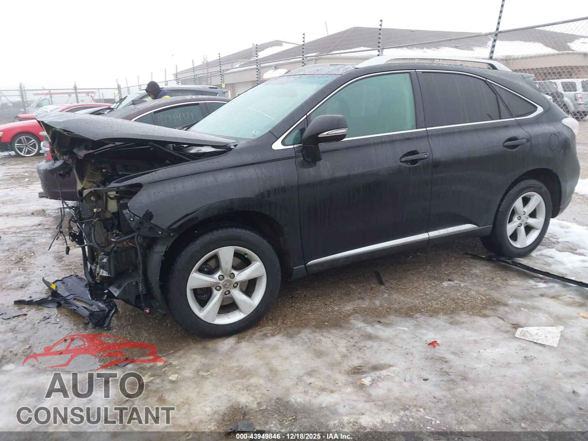 LEXUS RX 2012 - 2T2BK1BA2CC147893