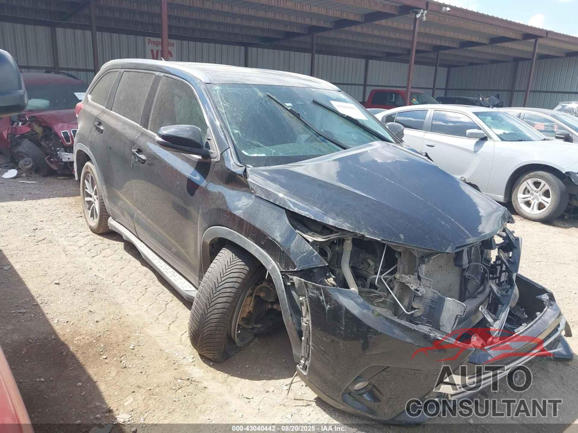 TOYOTA HIGHLANDER 2019 - 5TDKZRFH1KS560559
