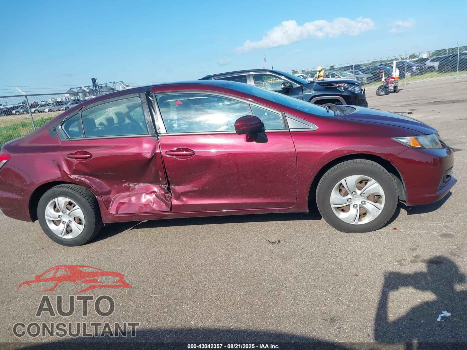 HONDA CIVIC 2015 - 19XFB2F53FE062012
