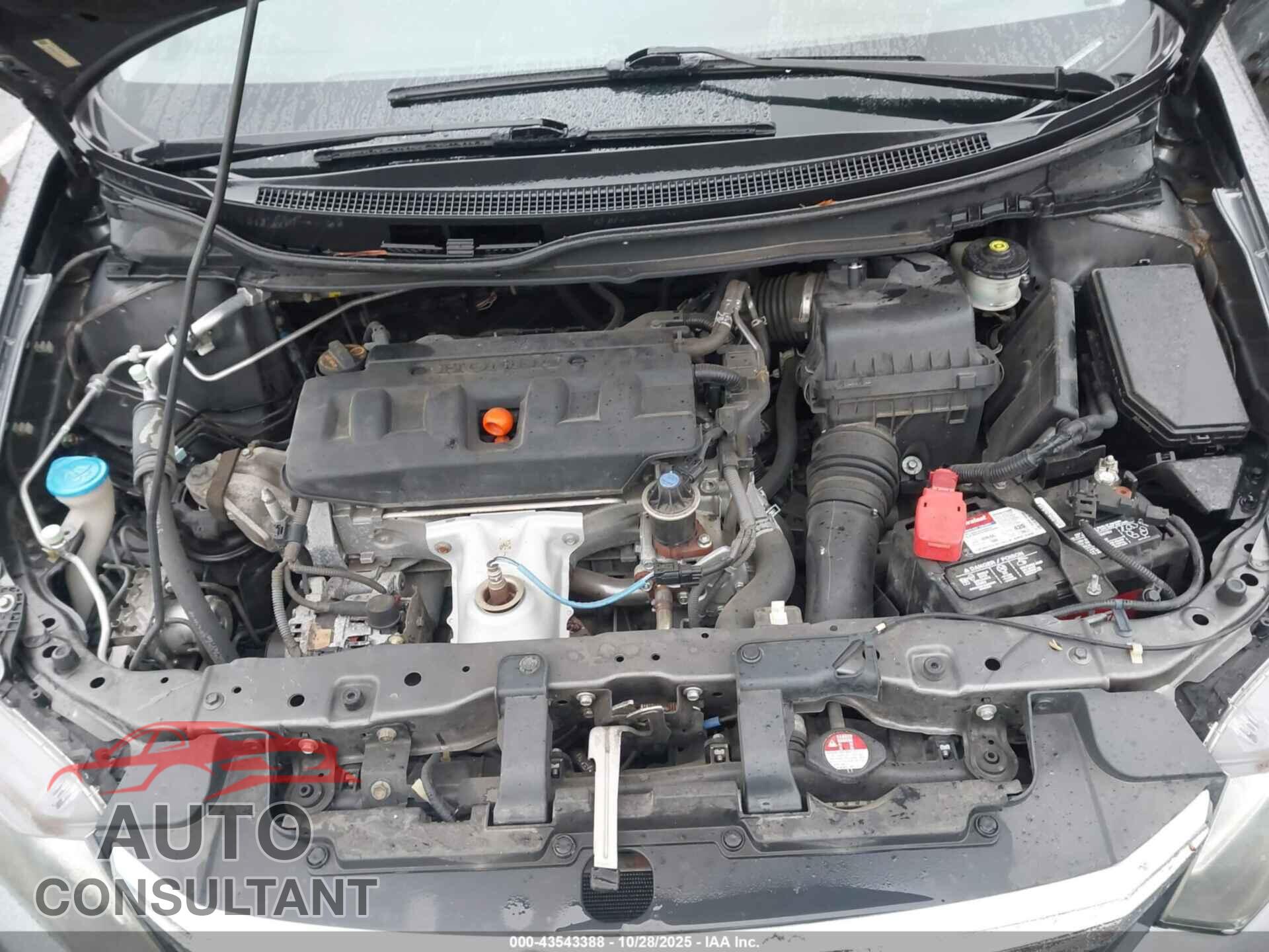 HONDA CIVIC 2012 - 19XFB2F51CE061145
