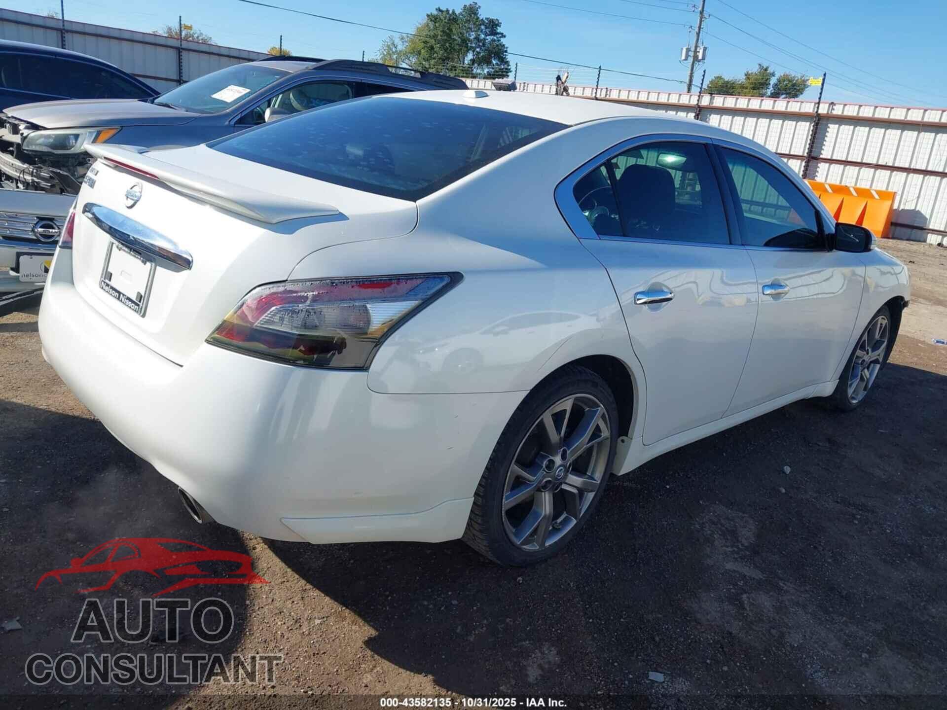 NISSAN MAXIMA 2014 - 1N4AA5AP8EC435130