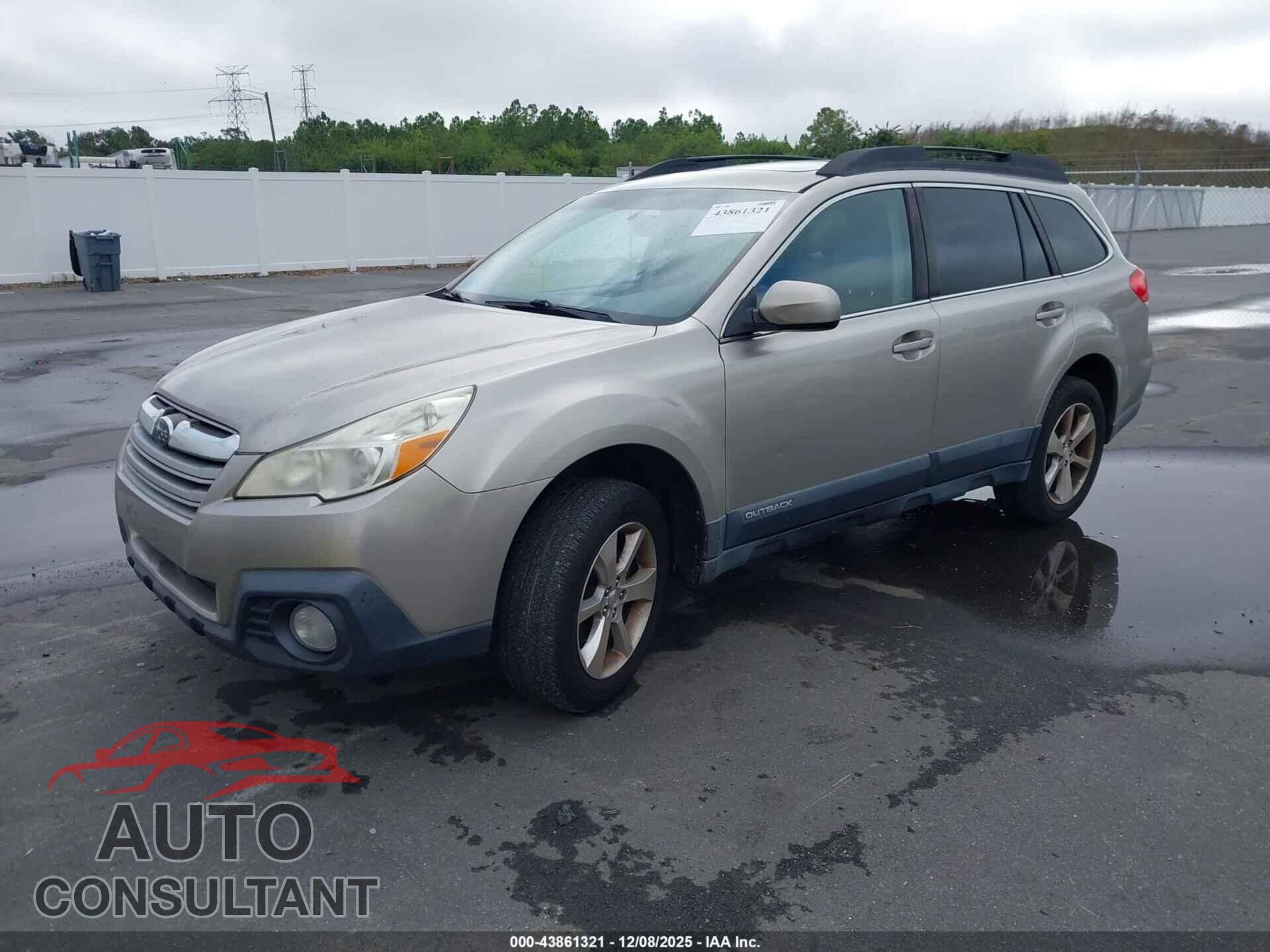 SUBARU OUTBACK 2014 - 4S4BRBLC5E3283674